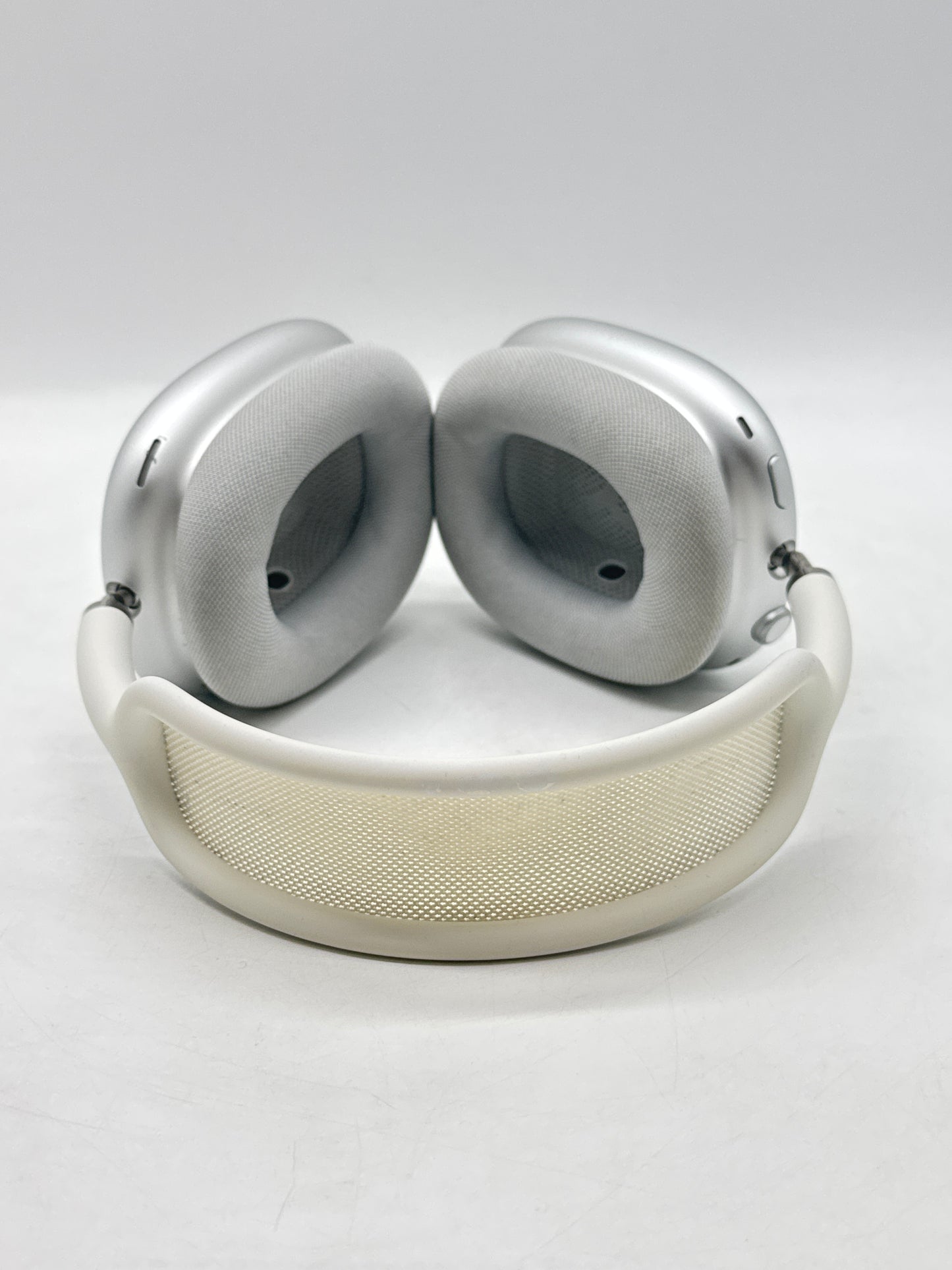 Apple AirPods Max A2096 Wireless Over-Ear Headphones Silver with White- Lightning