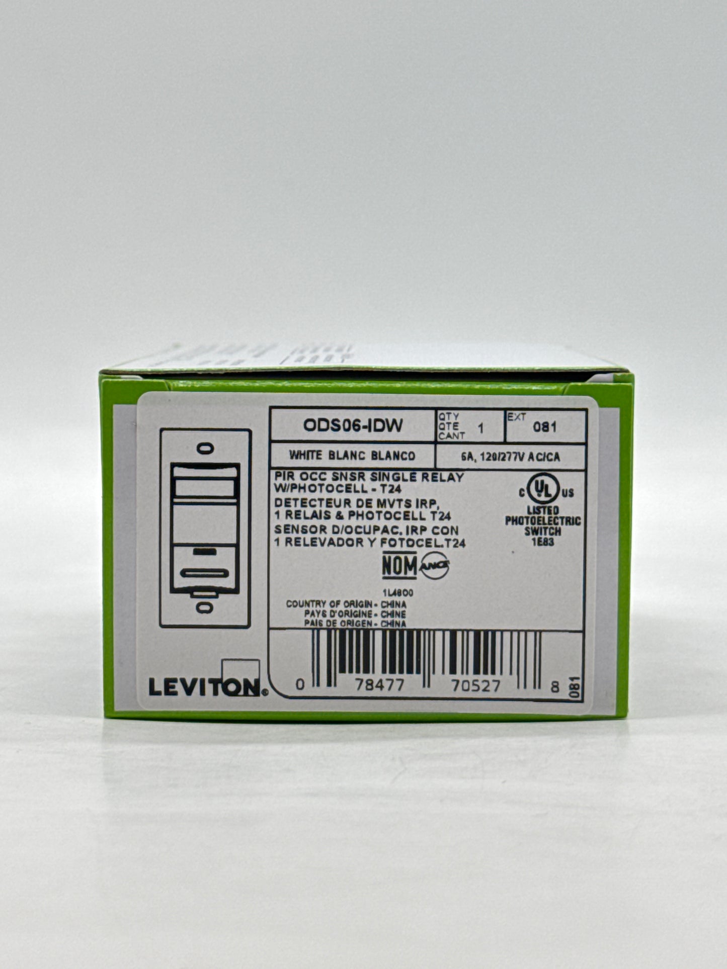New Lot of 10 Leviton ODS06-IDW Sensor Wall Switch