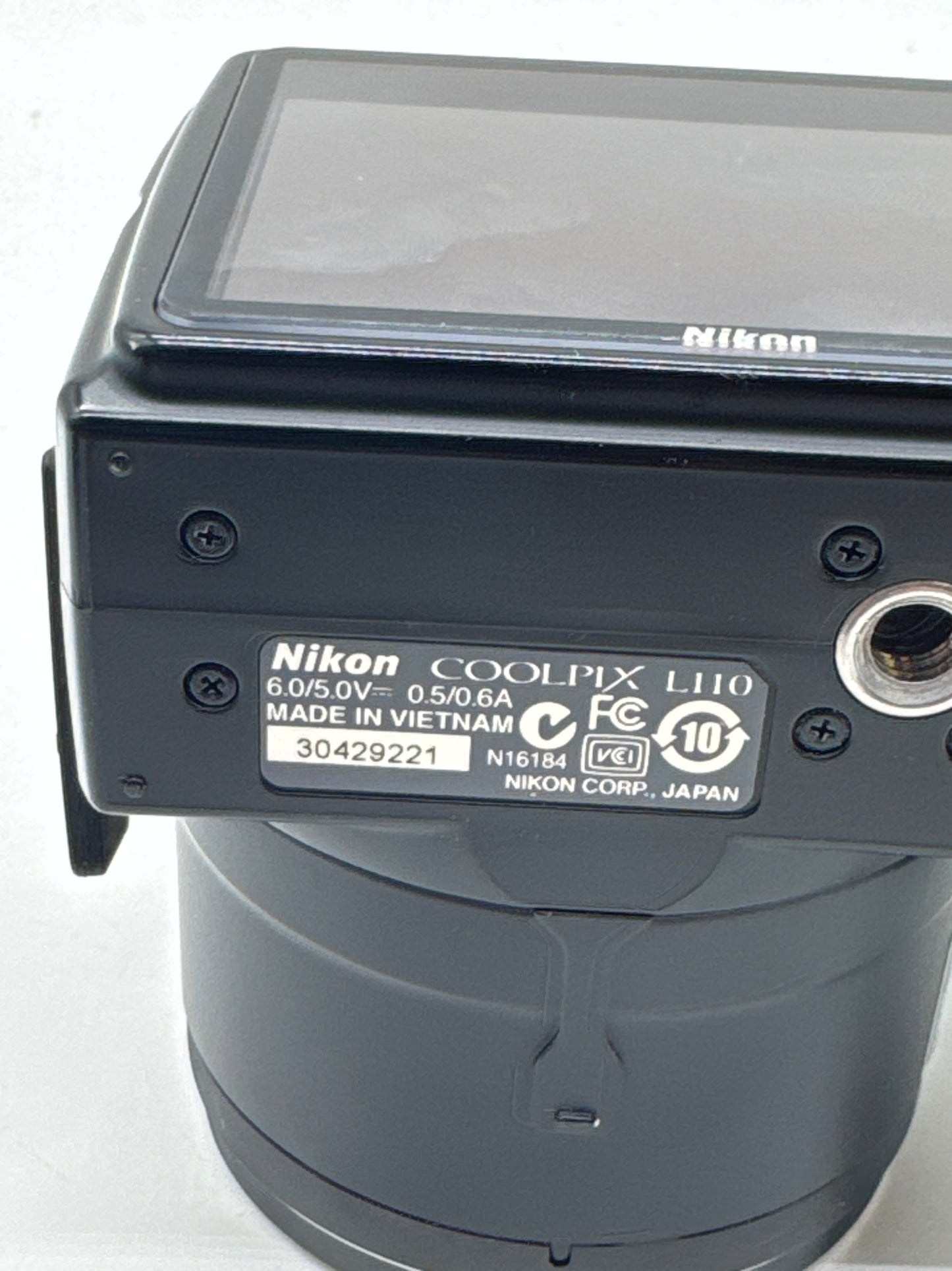 Nikon Coolpix L110 Black Digital Camera UNTESTED