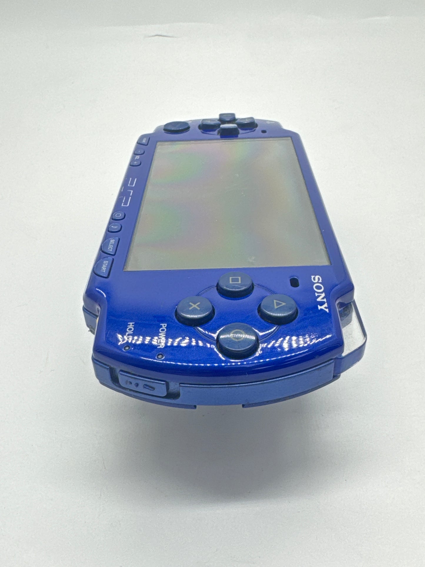 Sony PSP-2000 Blue Console Only #102 No Battery No Lid No Charger Bad Disc Drive AS IS