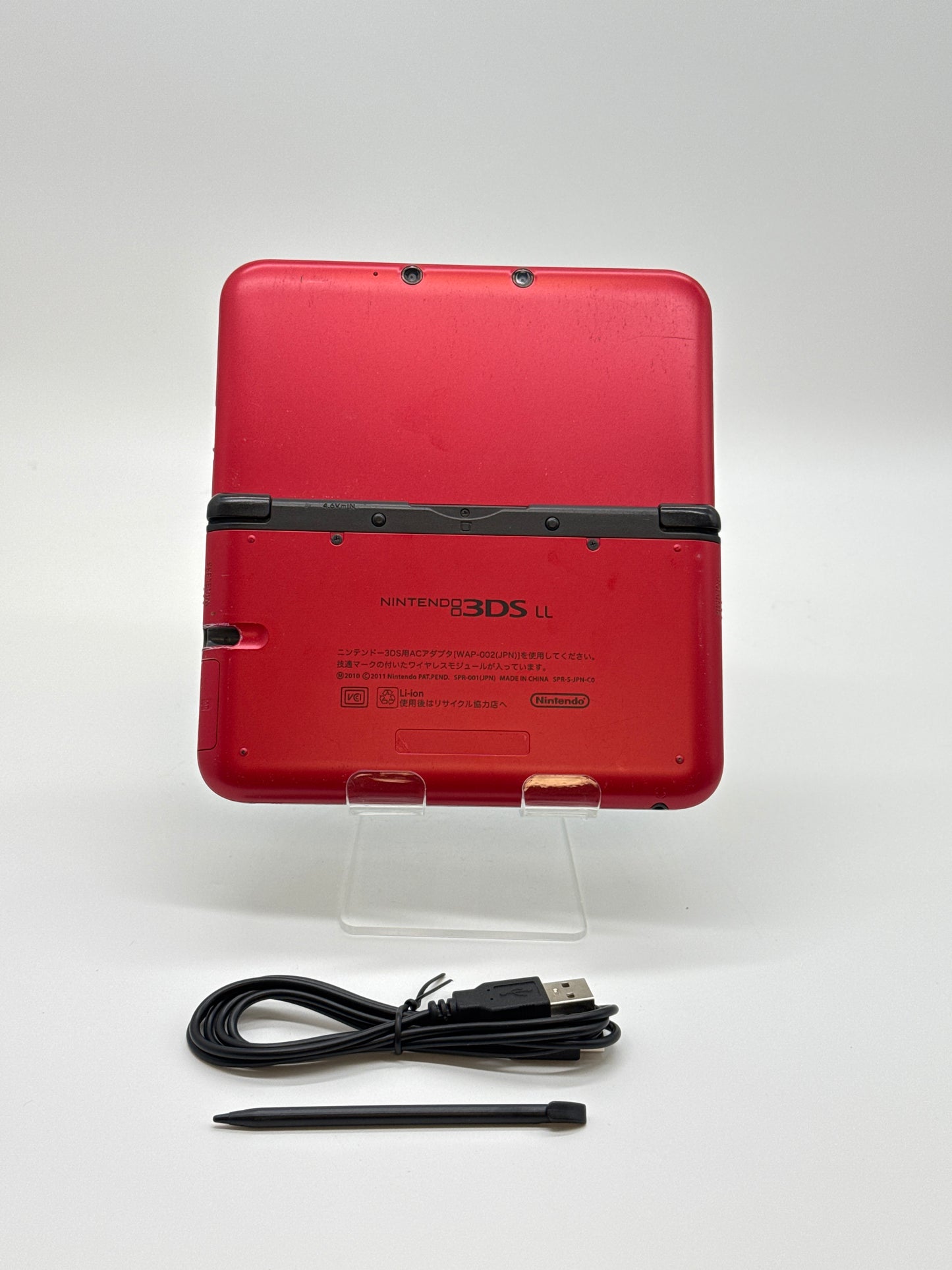 Nintendo 3DS XL LL SPR-001(JPN) Red/Black Console #35