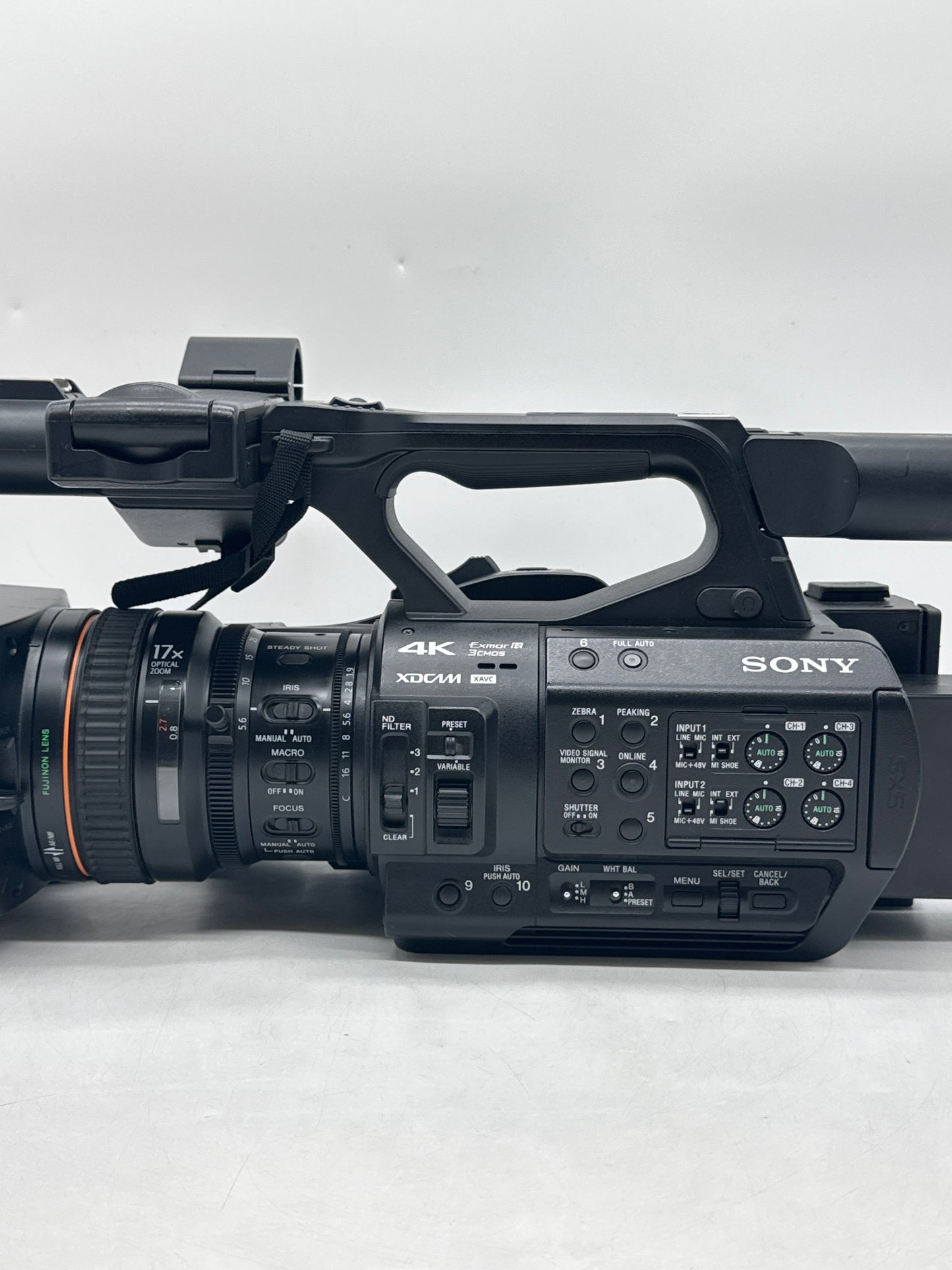 Sony PXW-Z280V 4K XDCAM Professional Camcorder w/2 Batteries - 237 Hours