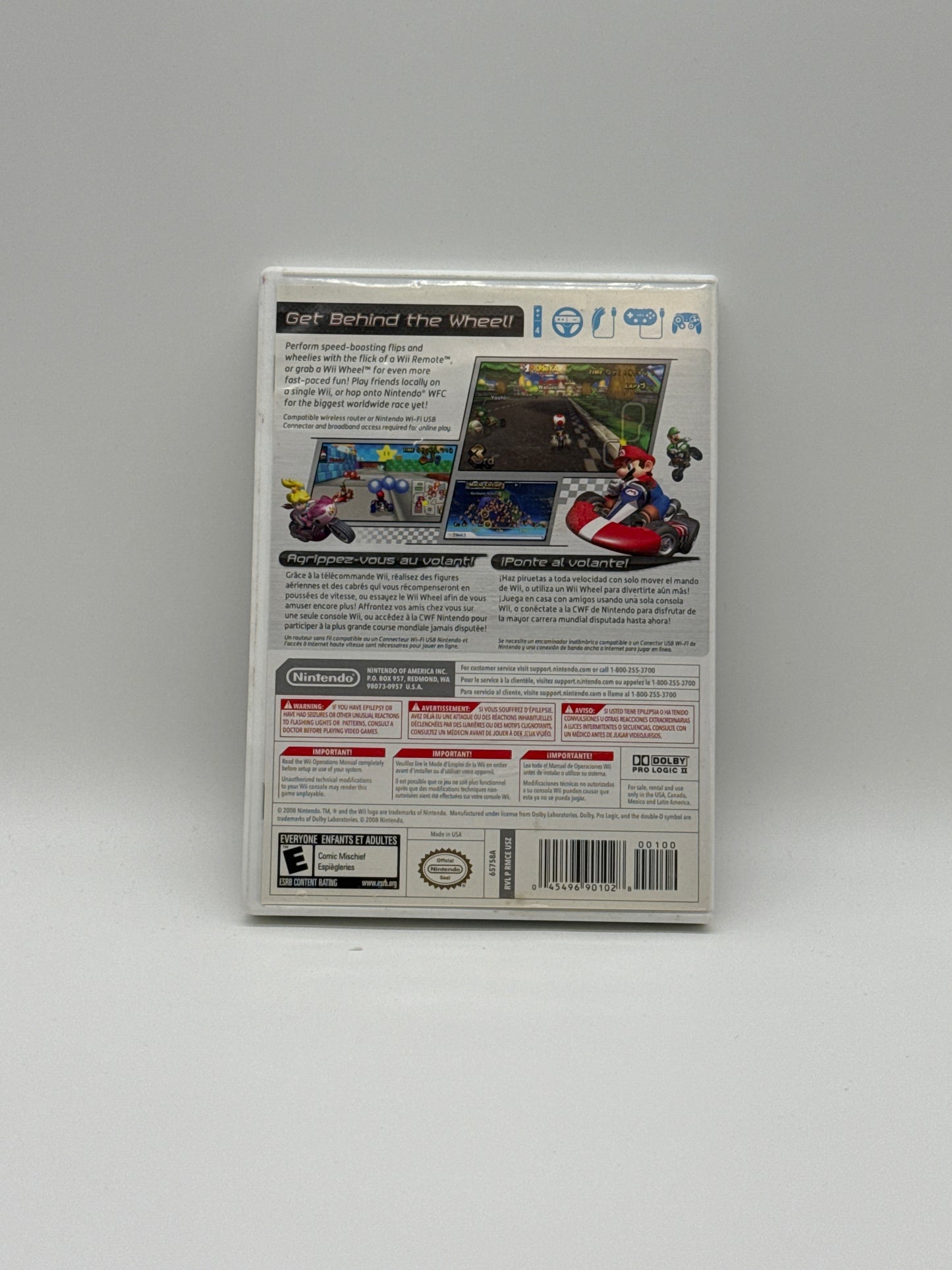 Mario Kart Wii Nintendo Wii -Free Shipping