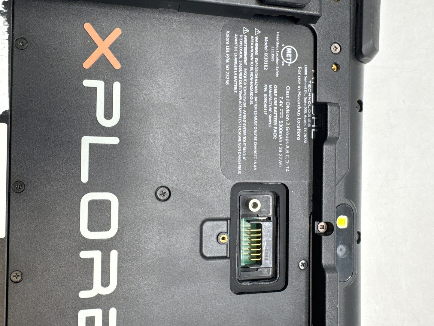 Xplore iX101B1 Tablet Rugged with Stylus Pen - Cracked Screen Read!