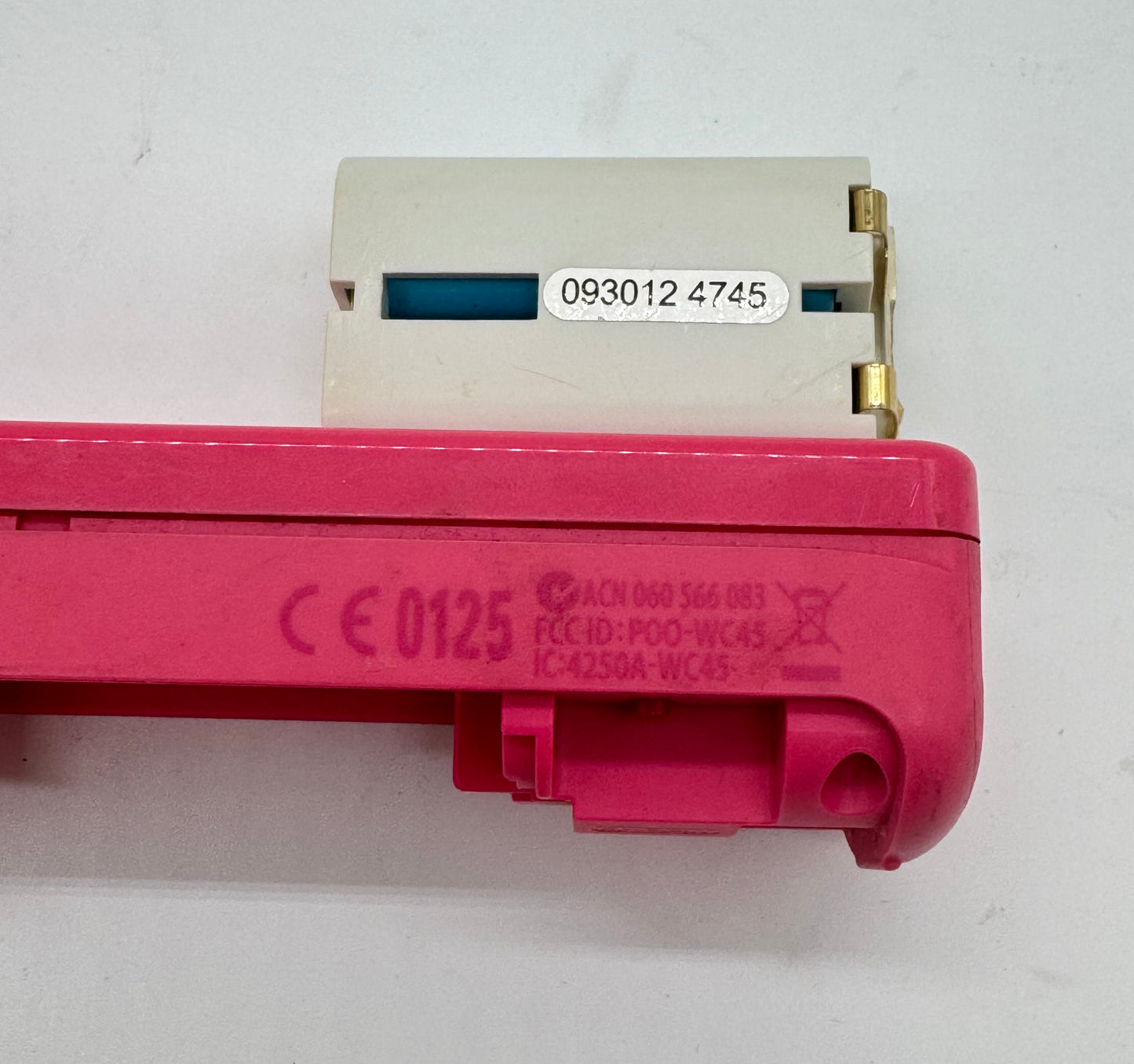 Nintendo Wii Controller (RVL-003) + Rechargeable Battery Pack - Pink - Used