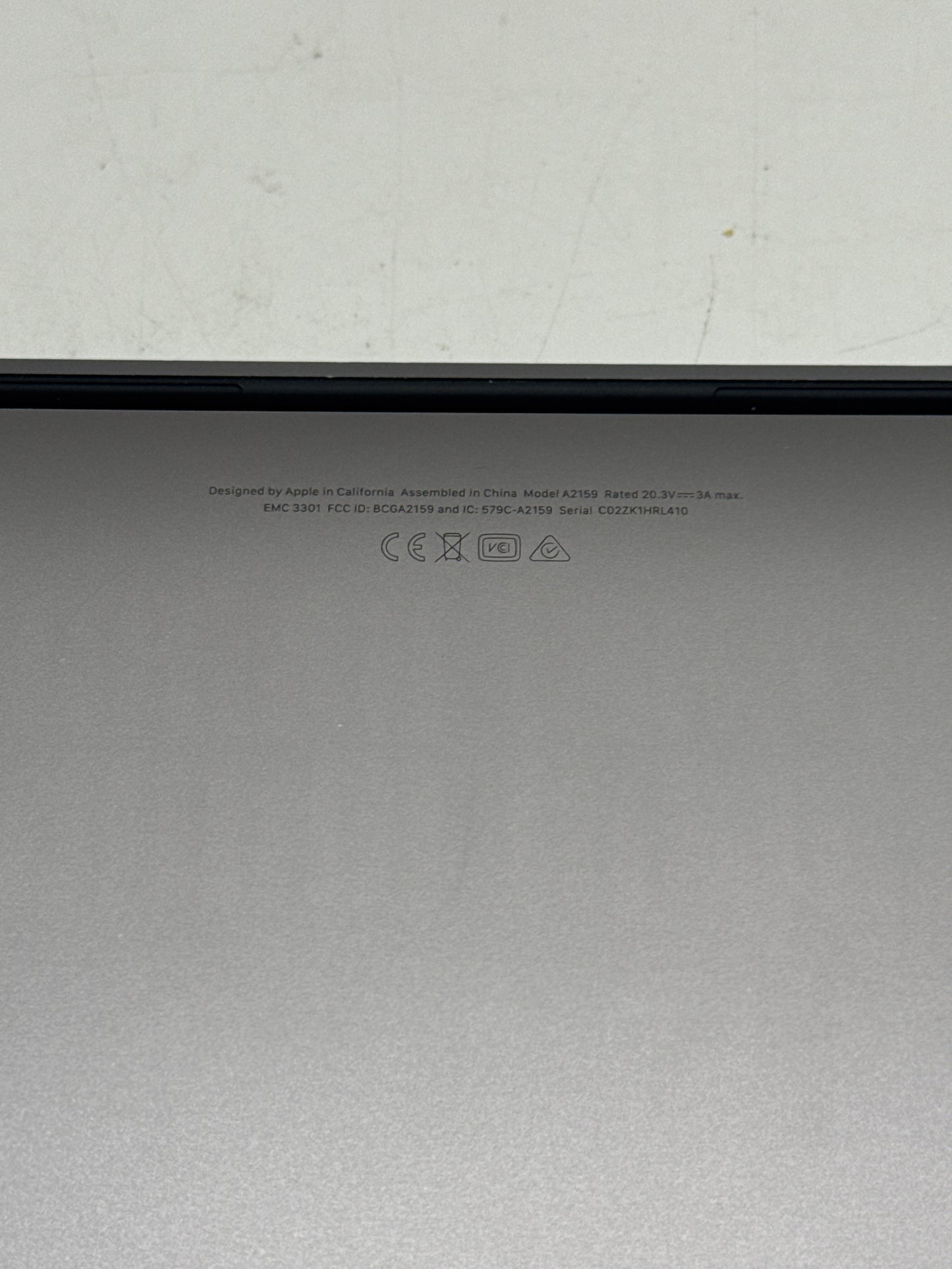 2019 Apple Macbook Pro 13.3" A2159 Core i5 1.4GHz 256GB SSD 8GB RAM !READ