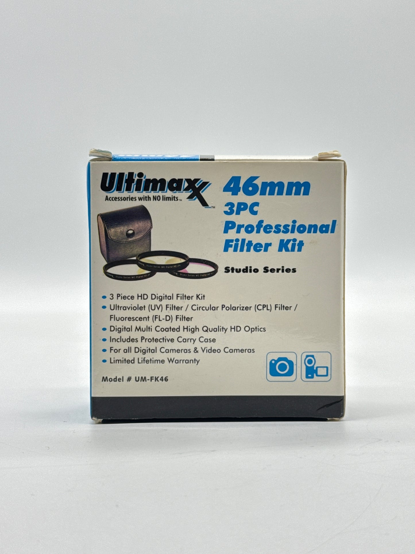 ULTIMAXX 3 Piece Multi Coated HD Filter Kit (UV, CPL, FLD) for Canon Nikon Sony