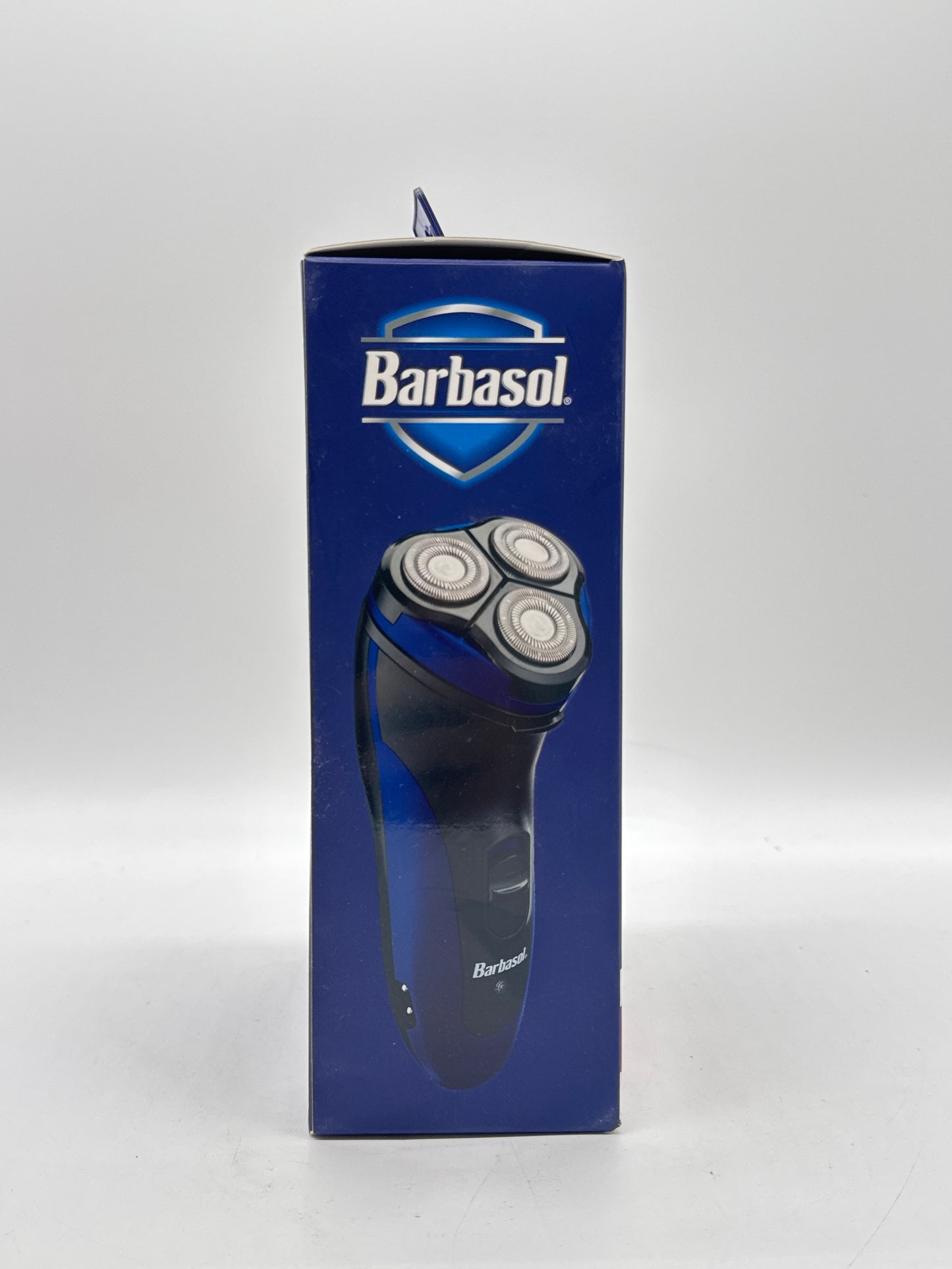 New Barbasol Rechargeable Rotary Shaver with Stainless Steel Blades Pop Up Trimmer