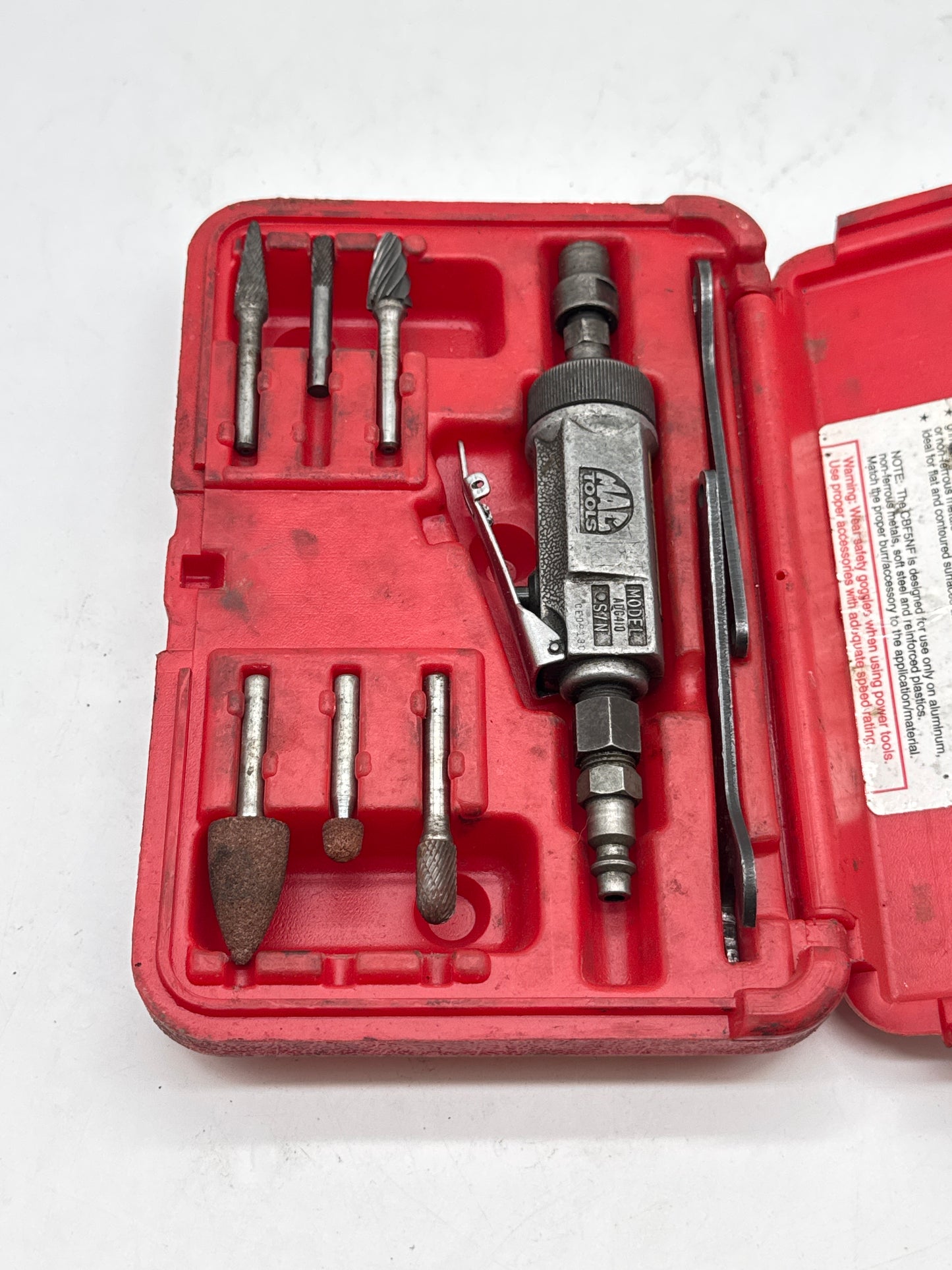 Mac Tools ADG4K Mini Die Grinder Kit