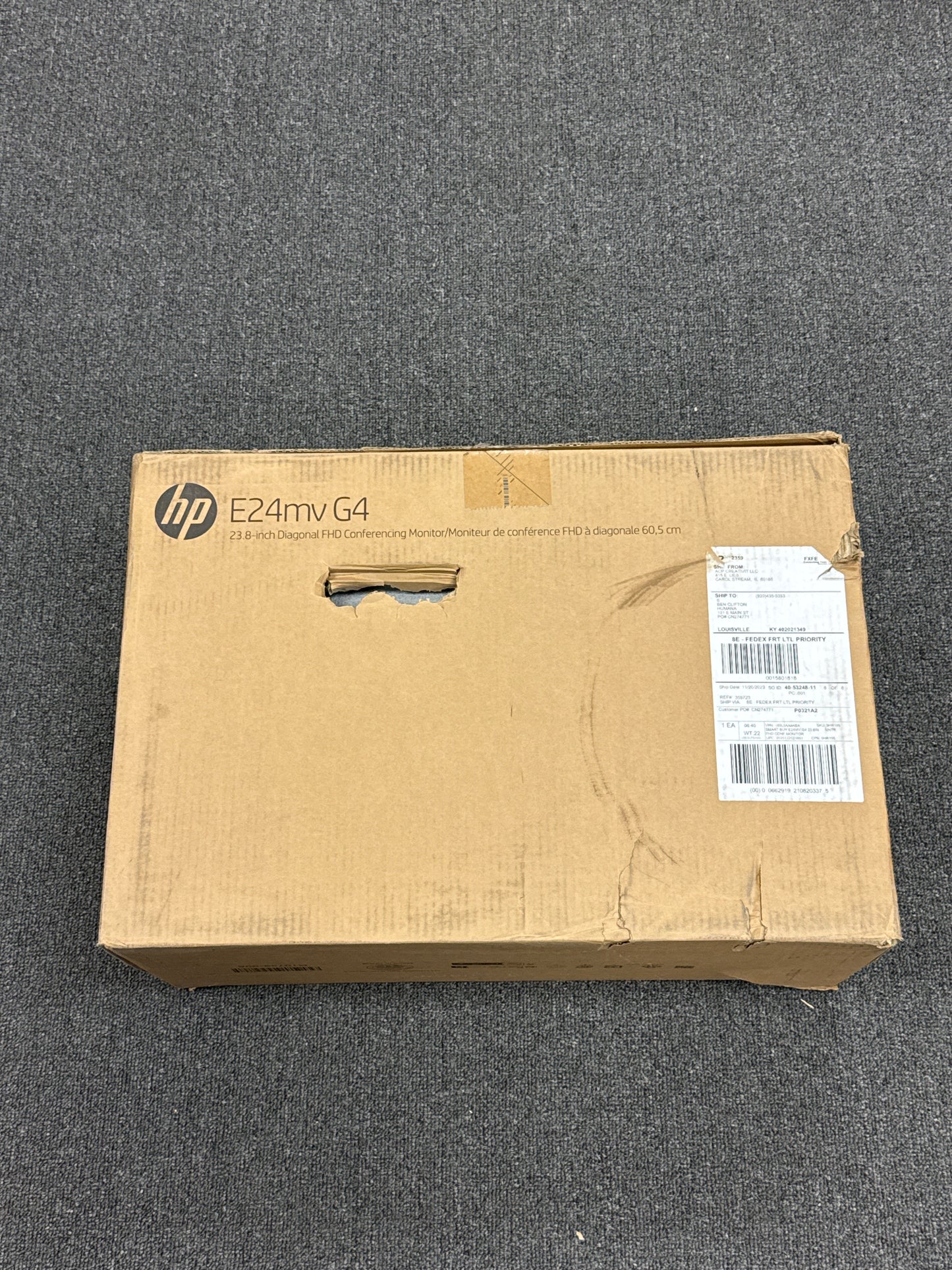 New HP E24mv G4 FHD Conferencing Monitor 23.8 LCD FHD