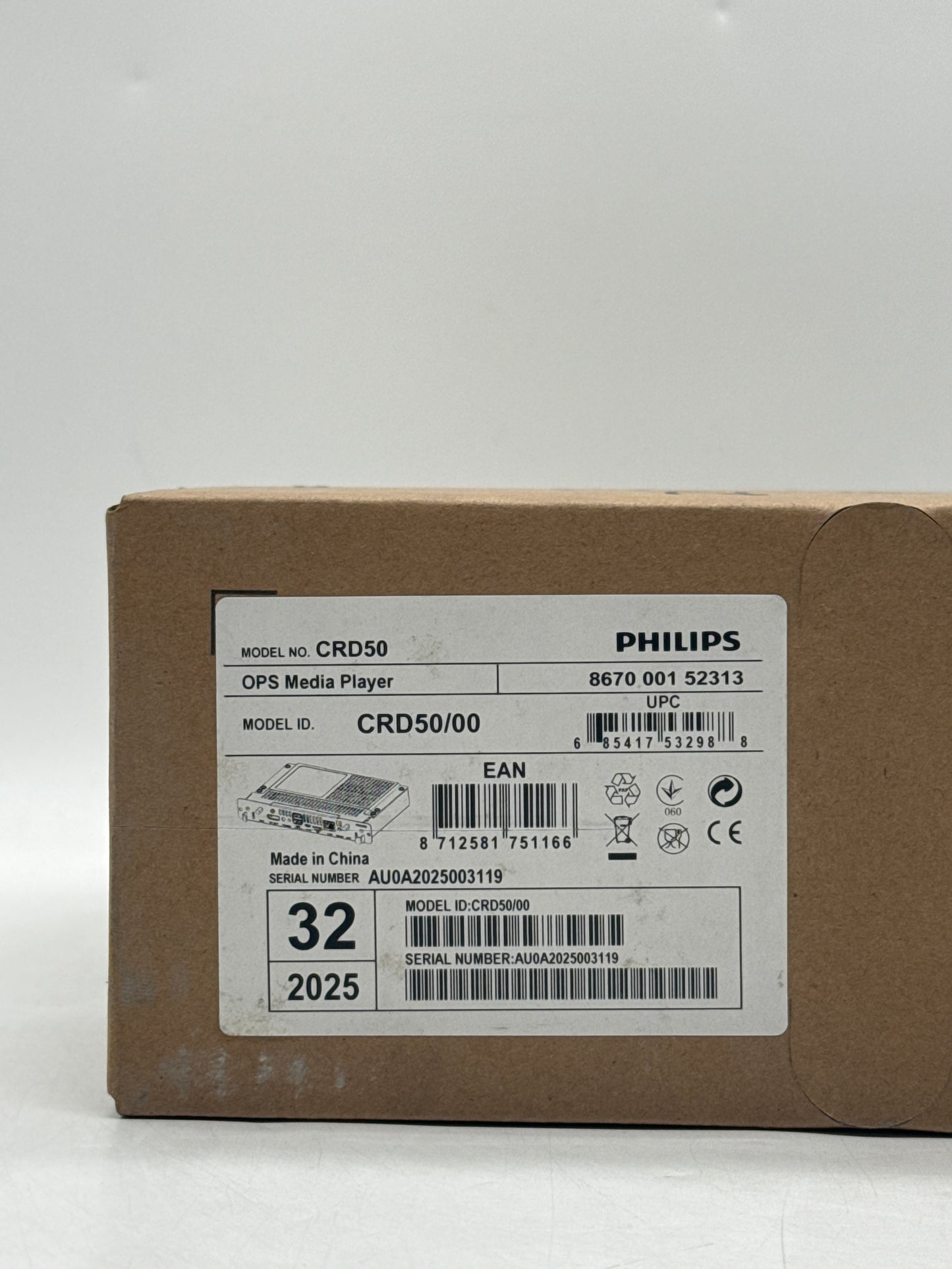 New Philips CRD50 Android Ops Player