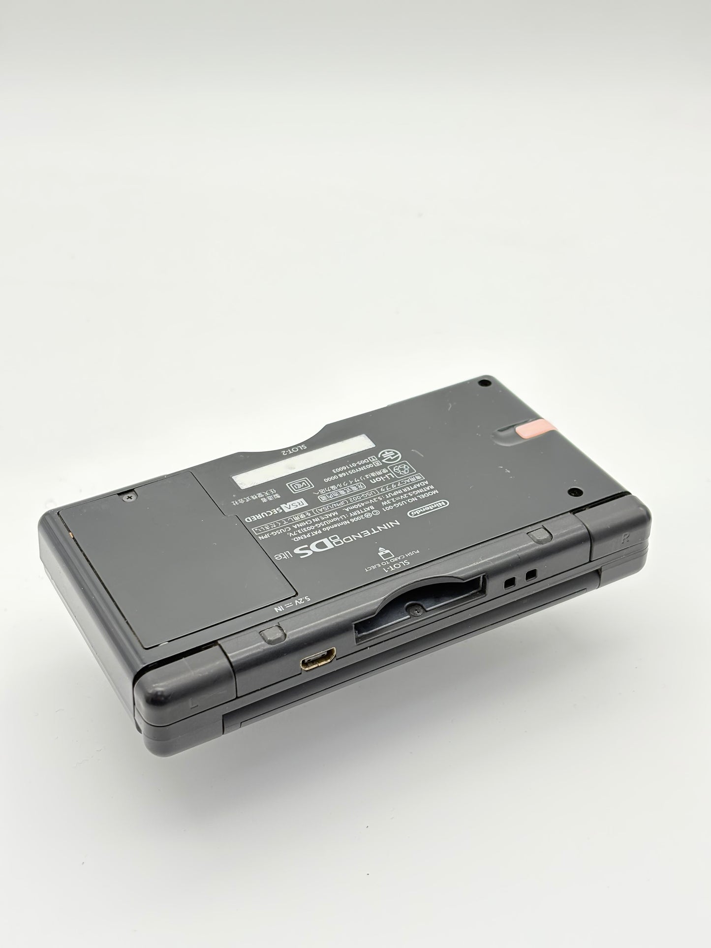 Nintendo DS Lite USG-001 Black Console UNTESTED AS IS #316