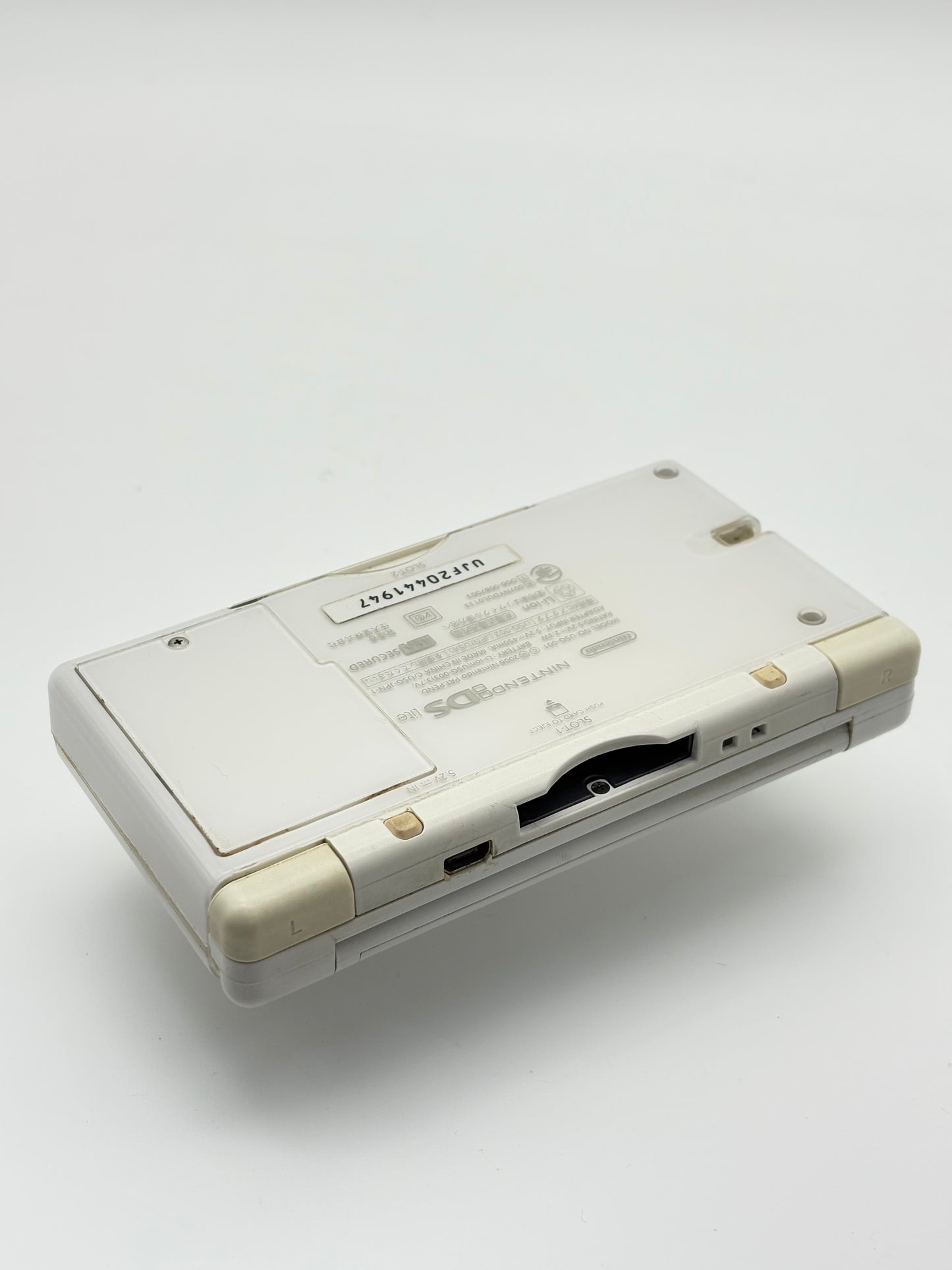 Nintendo DS Lite USG-001 Polar White Console UNTESTED AS IS #313