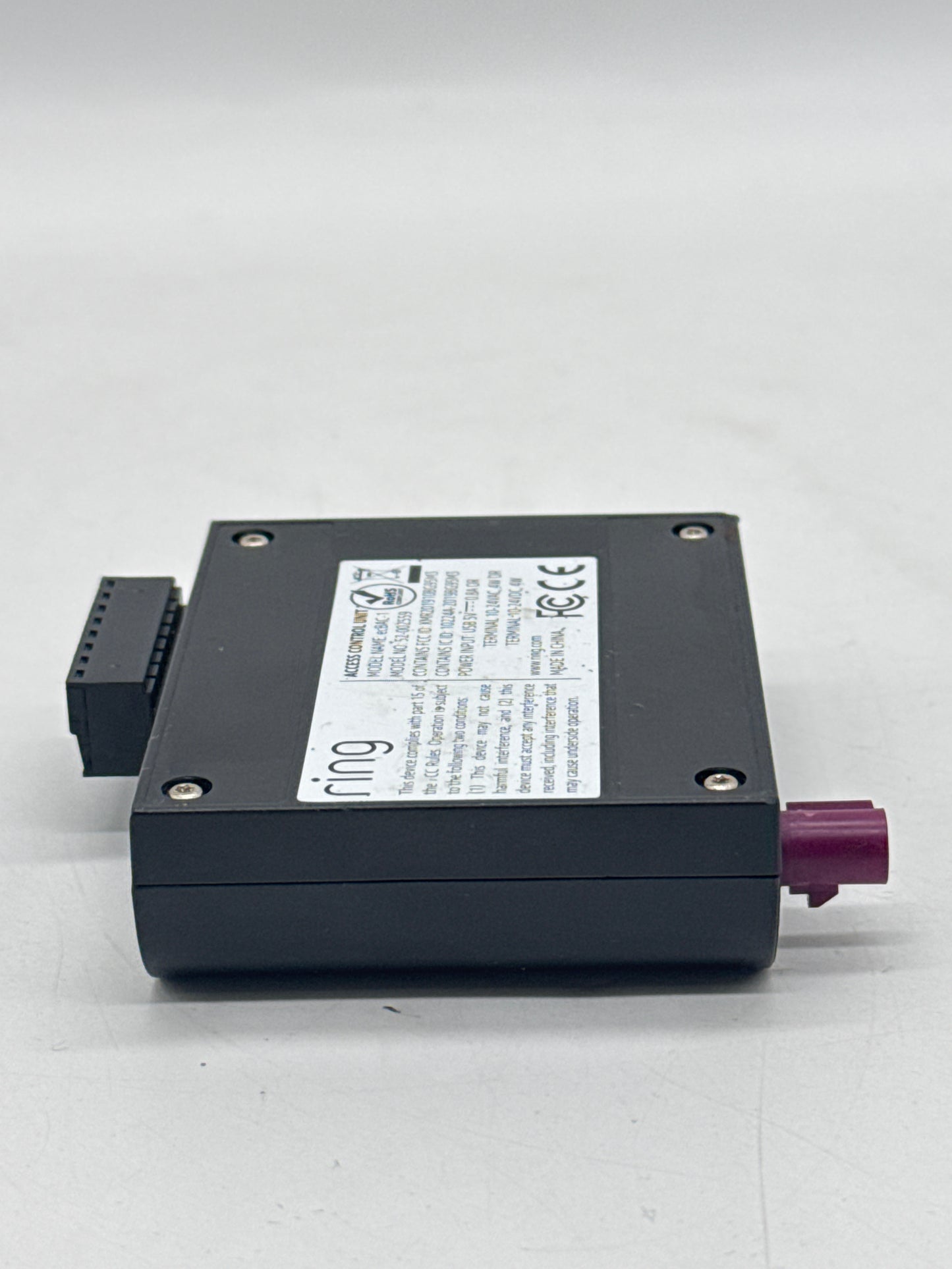 Ring Access Controller Pro 2 - QR Code and Serial Missing