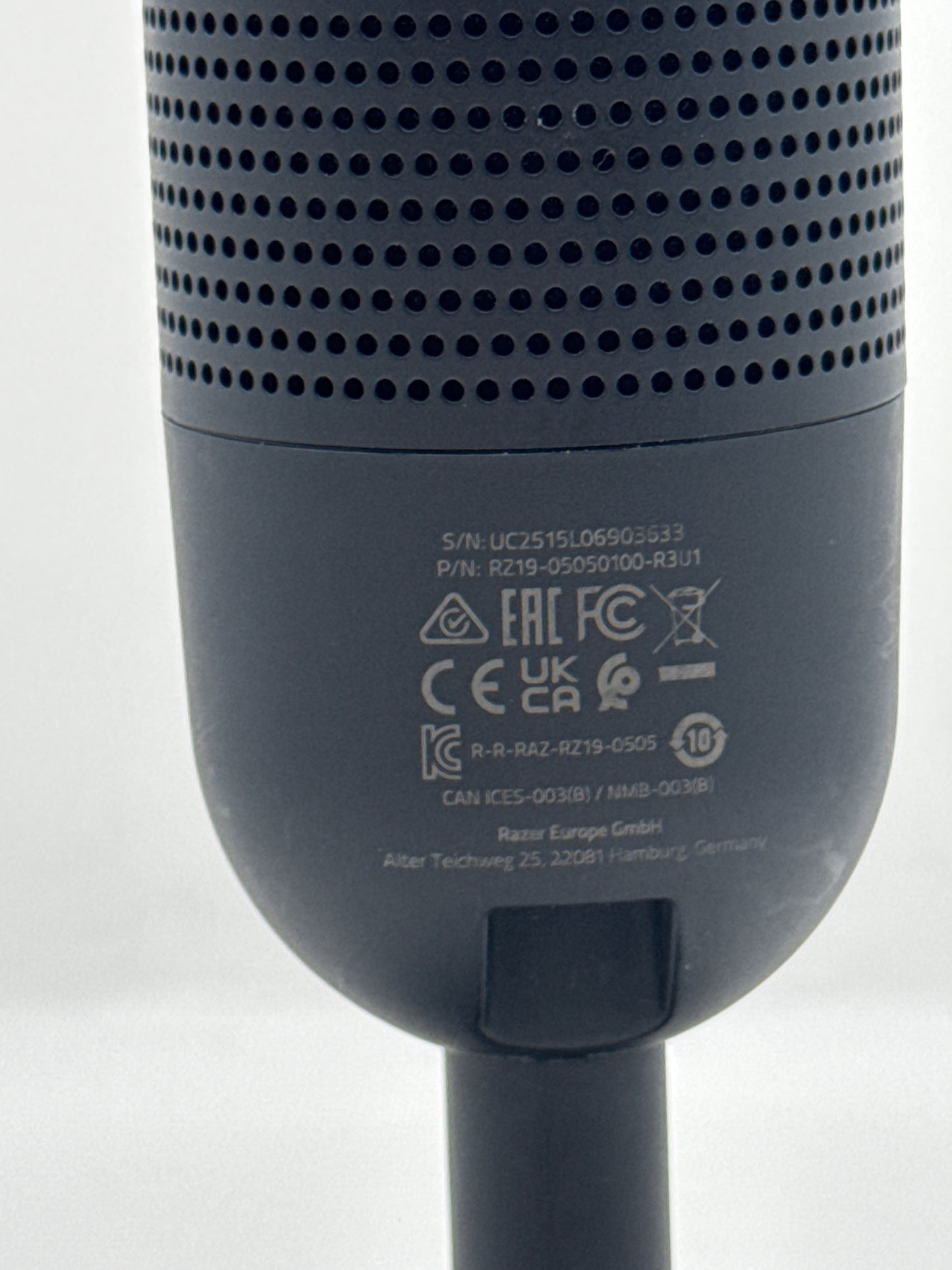 Razer Seiren V3 Mini Ultra-Compact USB Microphone 14mm Carbon Black