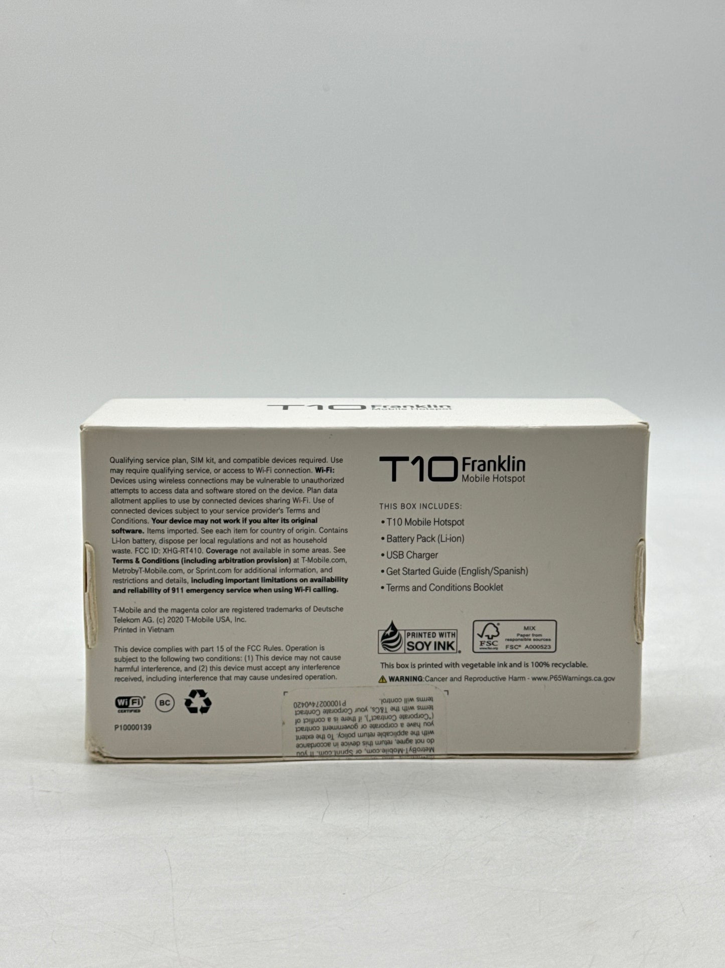 New Franklin T10 Mobile Hotspot (T-Mobile) – Lot of 7