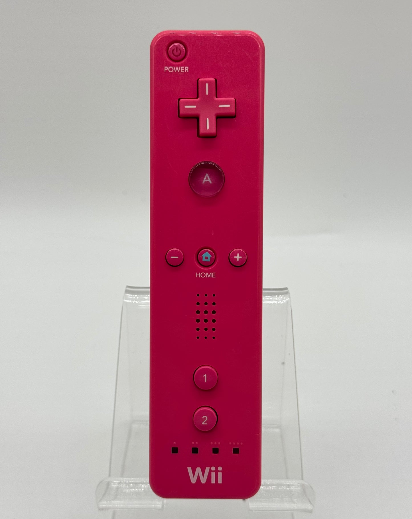 Nintendo Wii Controller (RVL-003) + Rechargeable Battery Pack - Pink - Used