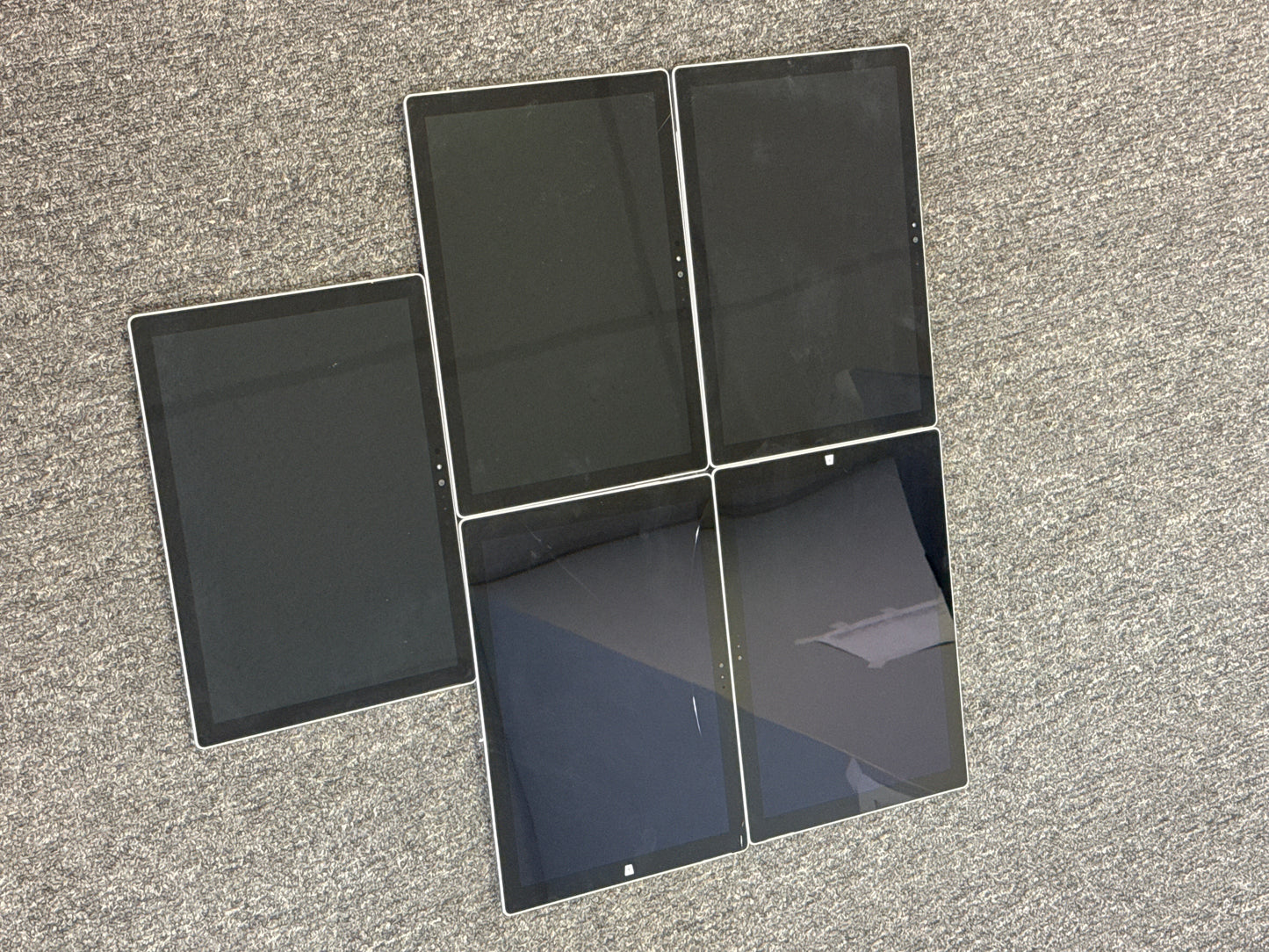 Lot of 5 Untested Microsoft Surface 1724 12.3" 128GB SSD 4GB RAM - Read!