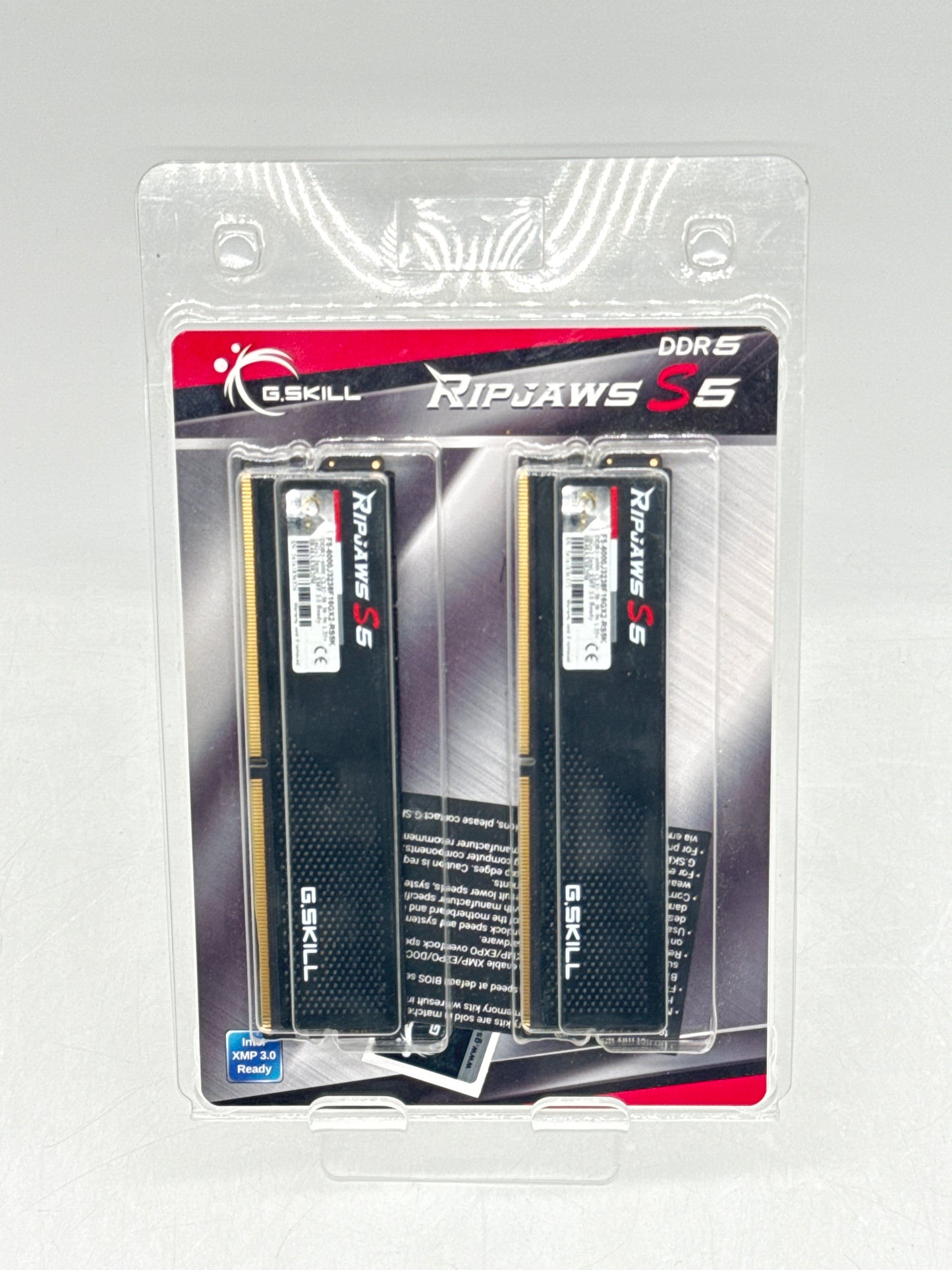 G.Skill Ripjaws S5 32GB (2x16GB DDR5) 6000MHz CL32