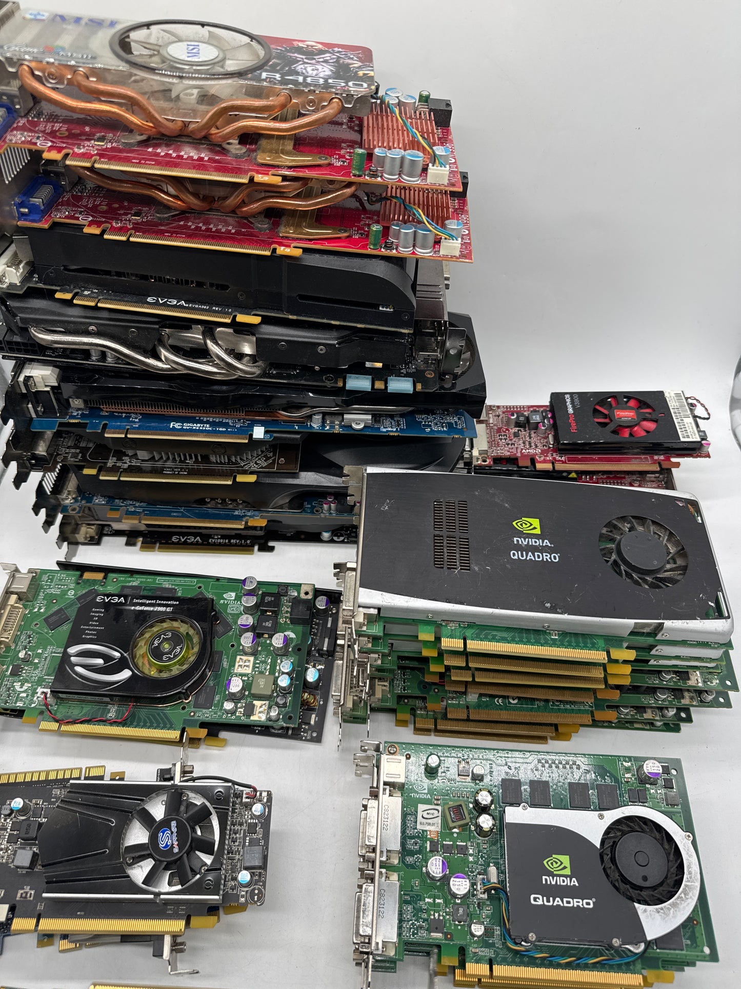 Lot of 30 Untested Graphic Cards - Free Shipping!