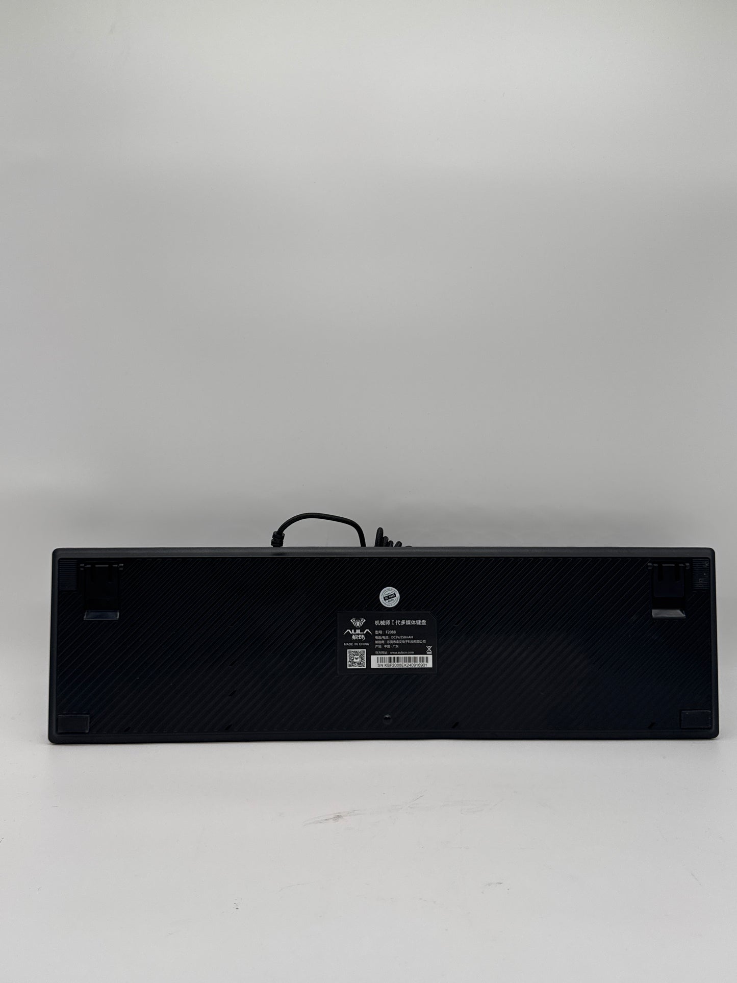 AULA F2088 Black Gaming Keyboard - Broken for Parts or Repair