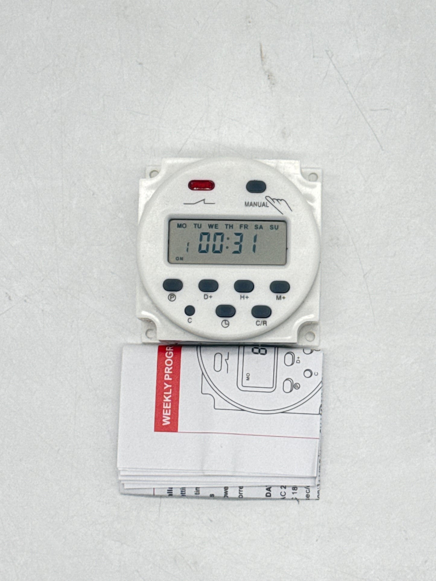 User Friendly Programmable Timer with Built-in Battery for Reliable Time Control