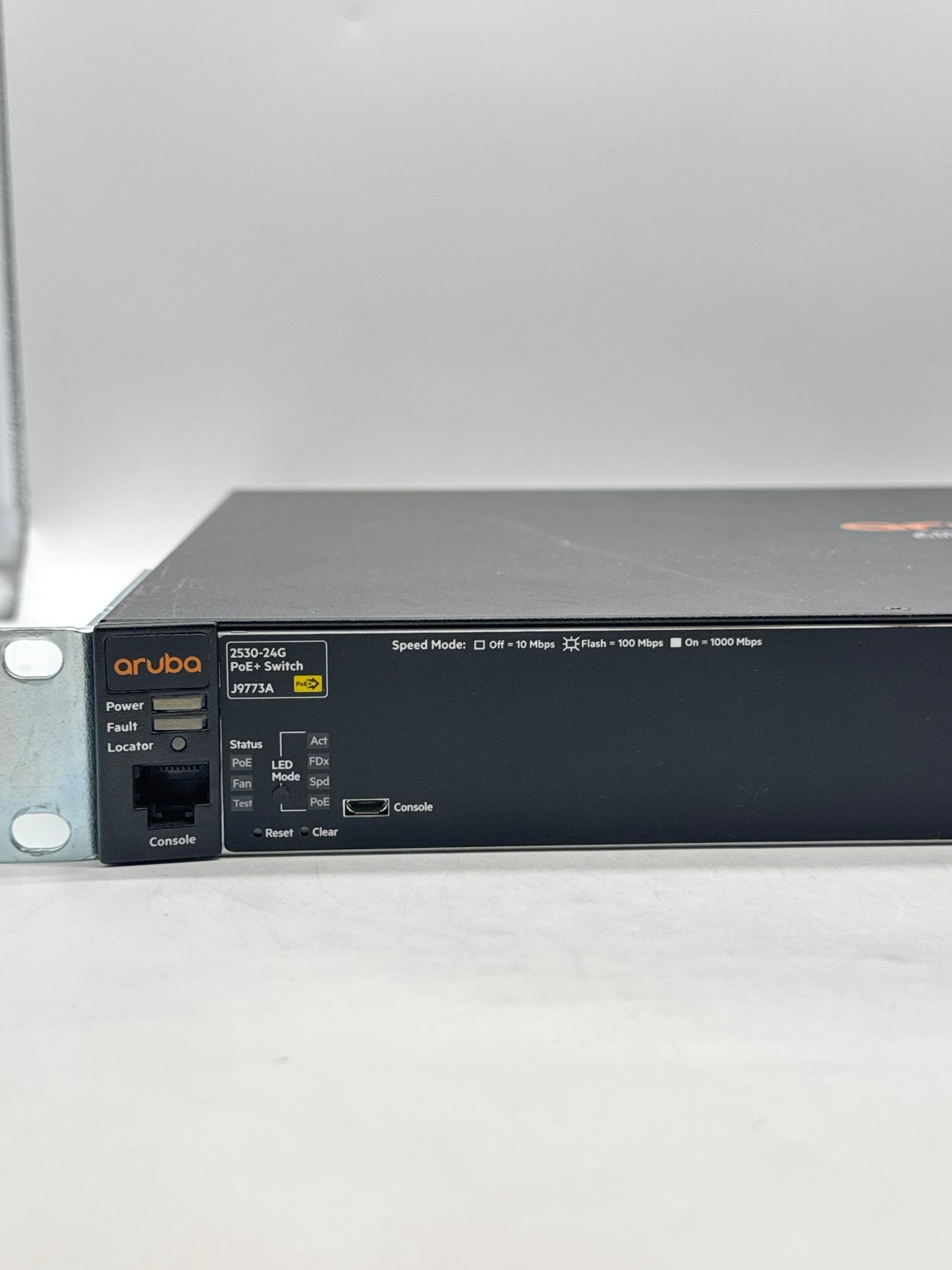 Lot of 2 Aruba 2530-24G PoE+ J9773A 24-Port Gigabit Network Switch