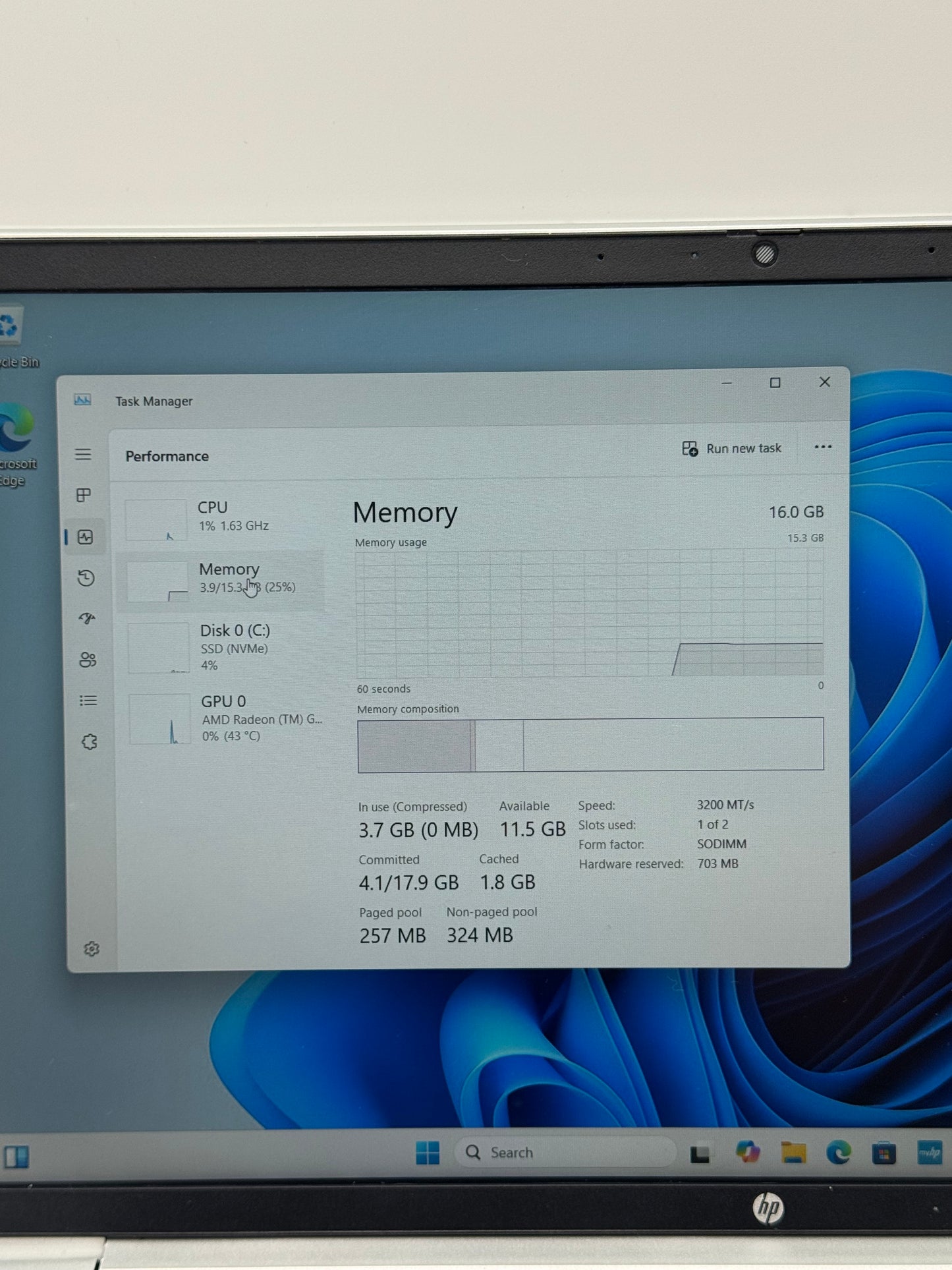 HP ProBook 455 G10 15.6 FHD 2.0 GHz Ryzen 7 7730U 512GB SSD 16GB RAM Silver