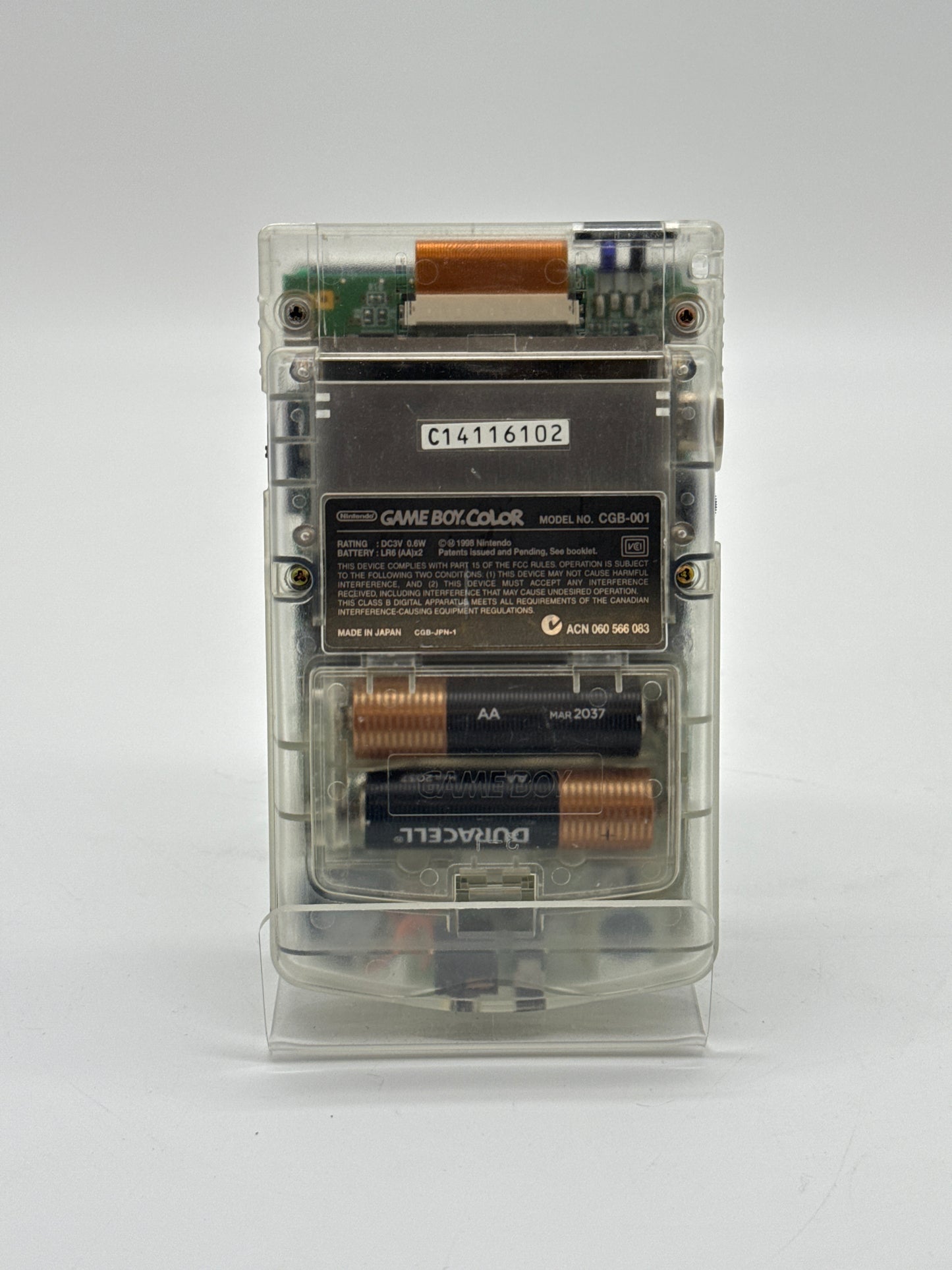 Nintendo Game Boy Color (CGB-001) Clear - Used