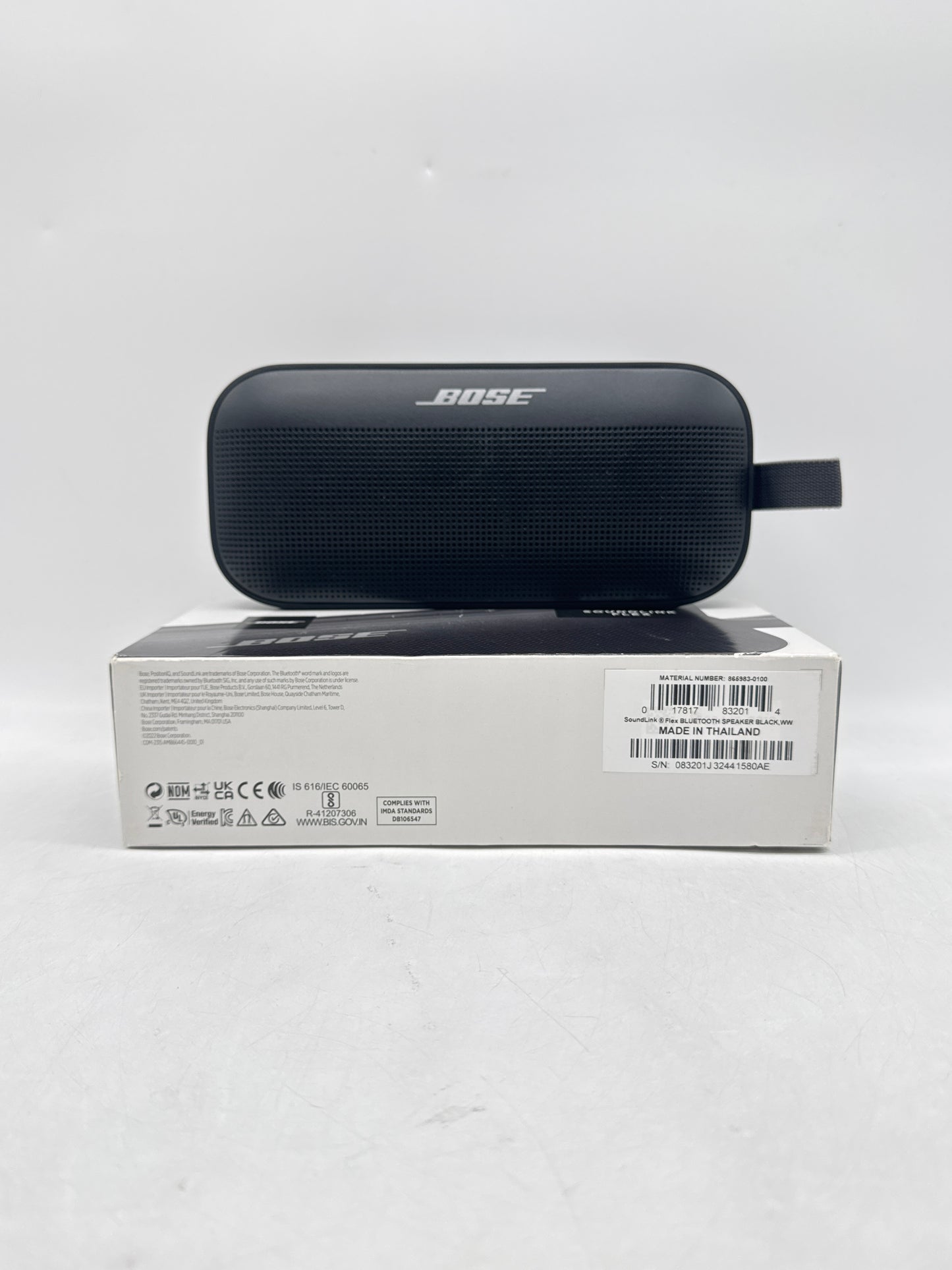 Bose SoundLink Flex Bluetooth Portable Speaker Black Used with Box