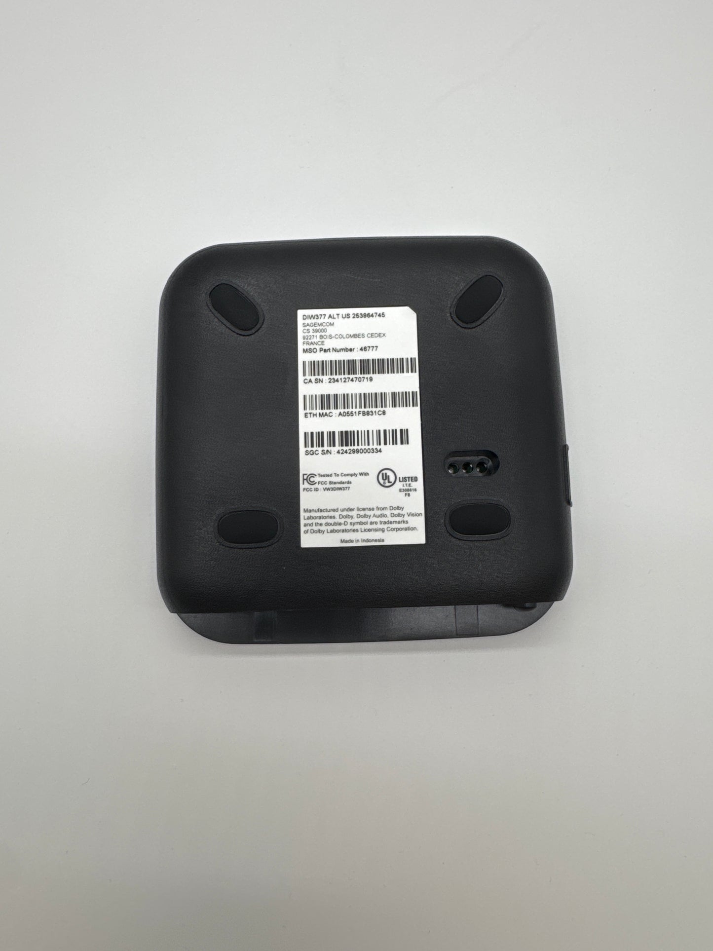 Optimum Stream Set Top Box Media Streamer DIW377