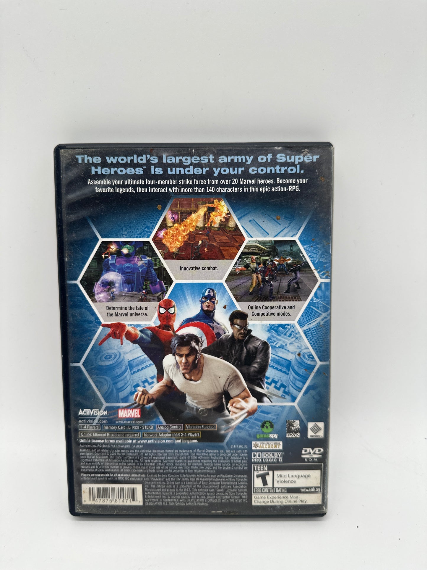 Marvel Ultimate Alliance - PlayStation 2 - Action RPG - Free Shipping