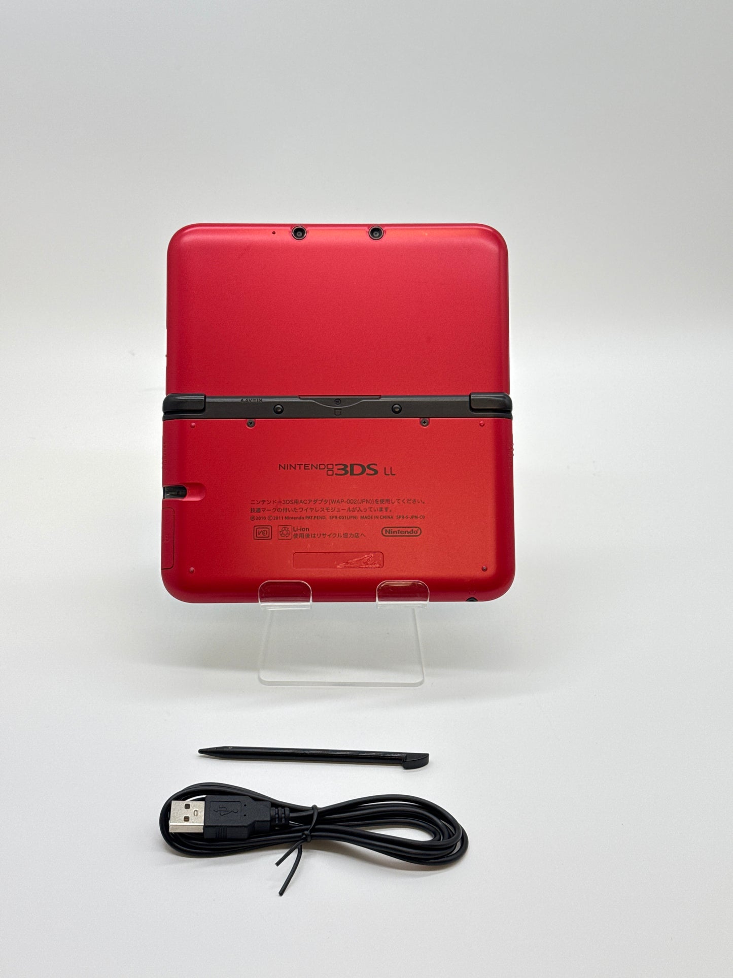 Nintendo 3DS XL LL SPR-001(JPN) Red/Black Console #14