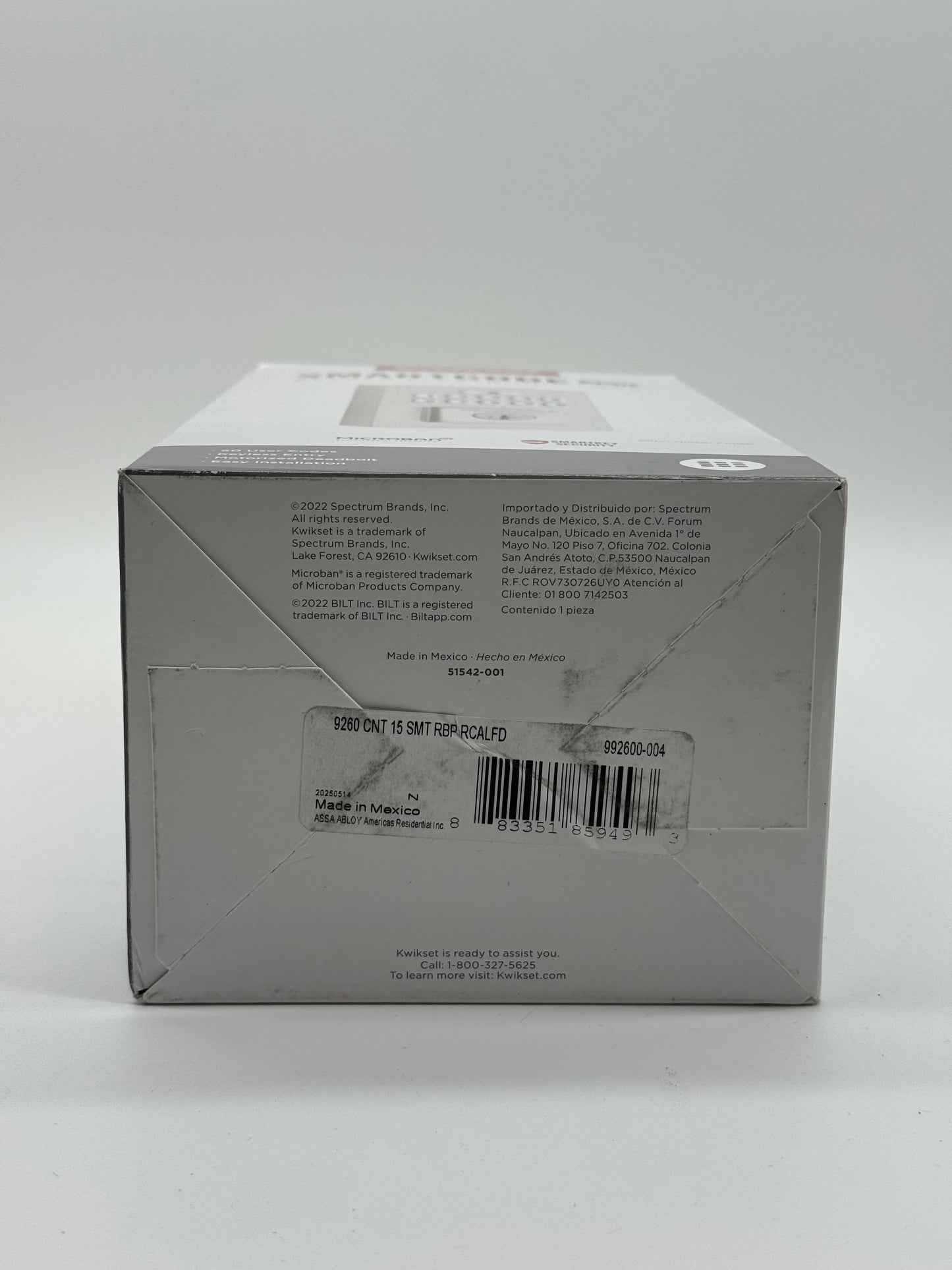 New Kwikset SmartCode 260 Satin Nickel Keypad Single Cylinder Electronic Deadbolt