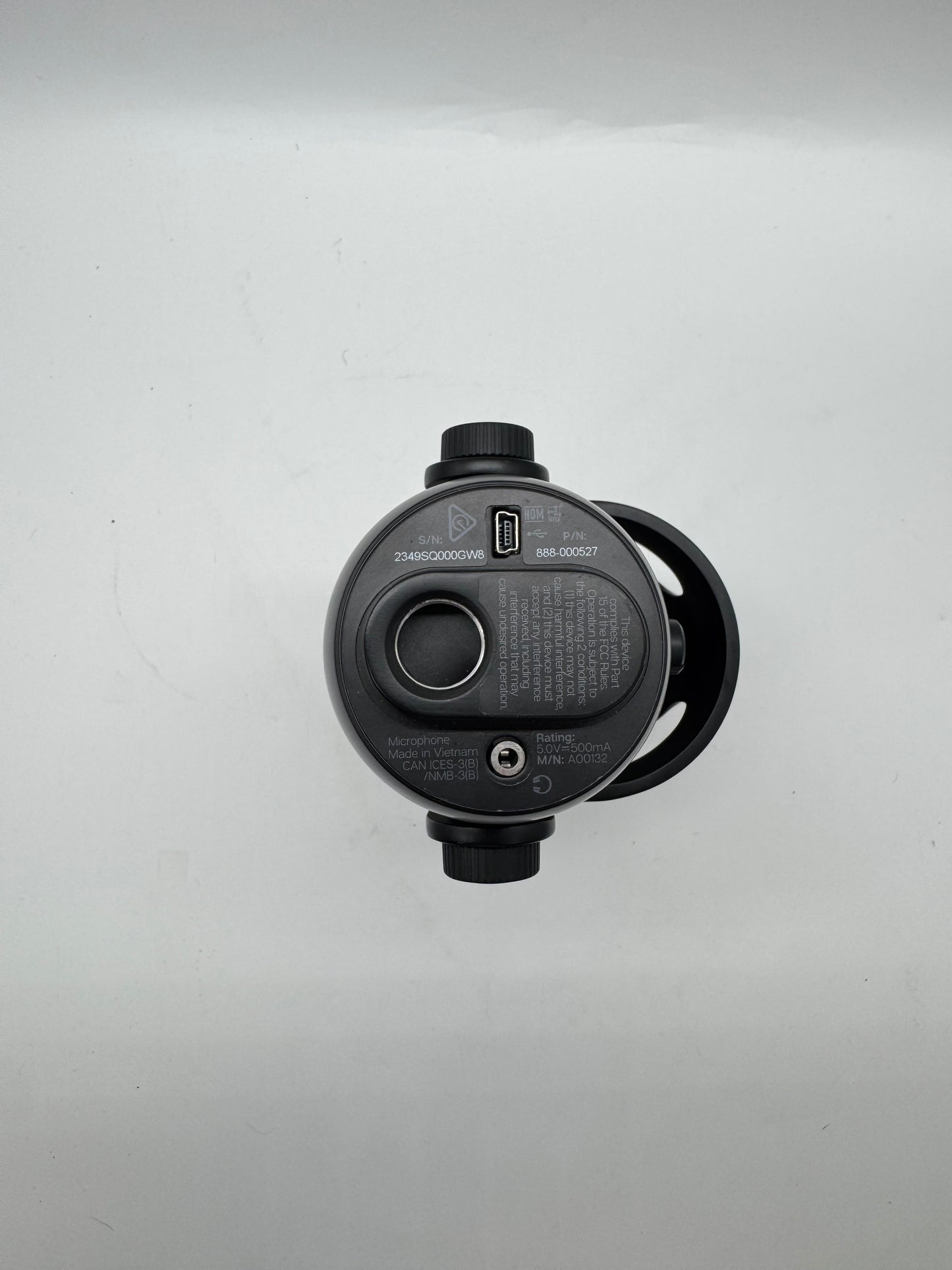 Logitech Yeti Nano Blue Condenser Cardioid Microphone Black