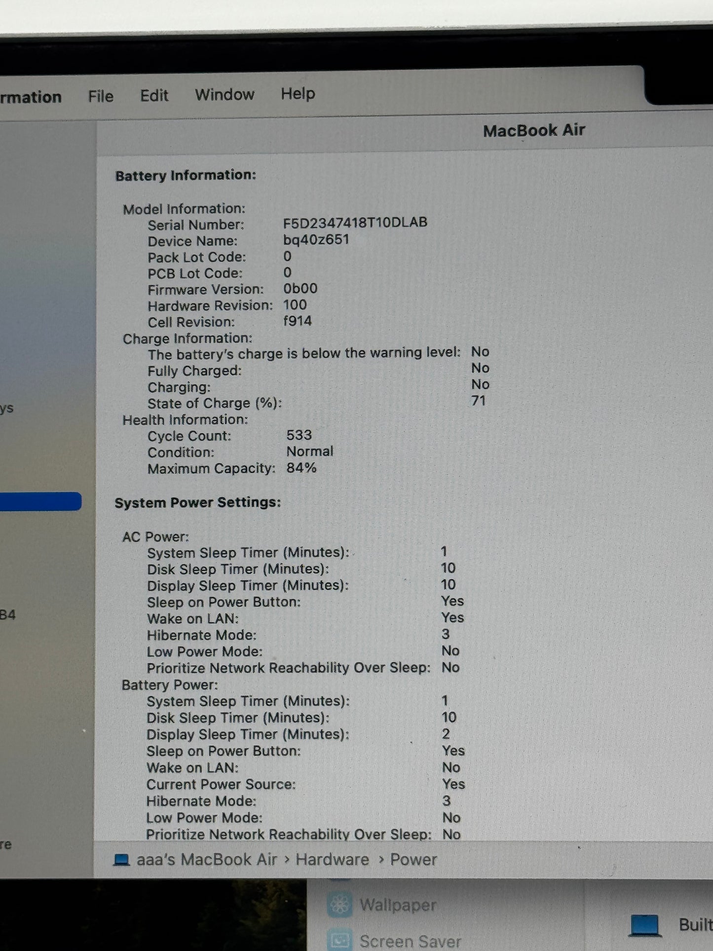 Apple MacBook Air M2 A2681 13.6" 8C CPU 8C GPU 8GB 256GB - Remotely Managed