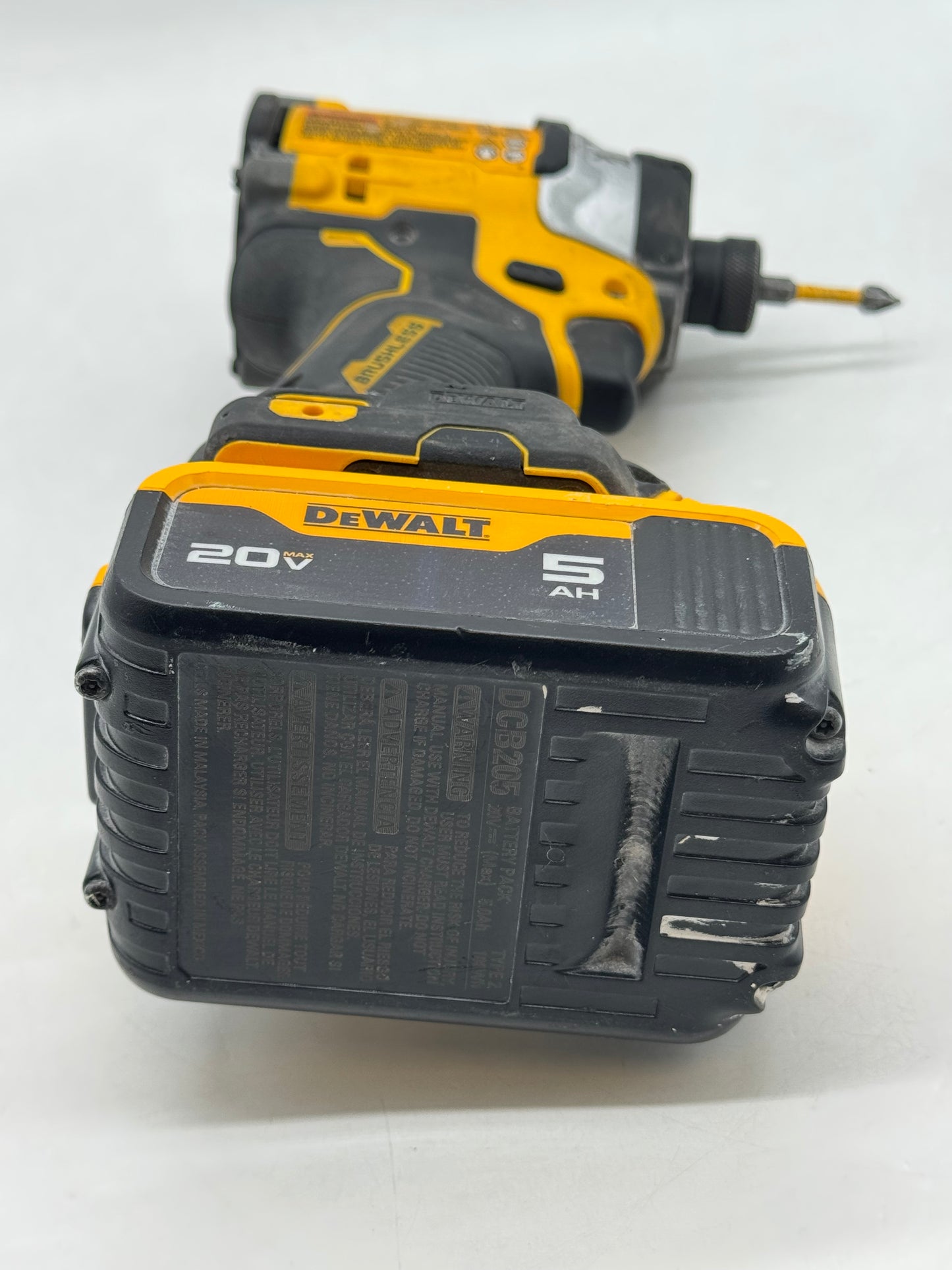 DeWalt DCF860 20V MAX Brushless 1/4" 3-Speed High Torque Impact Driver