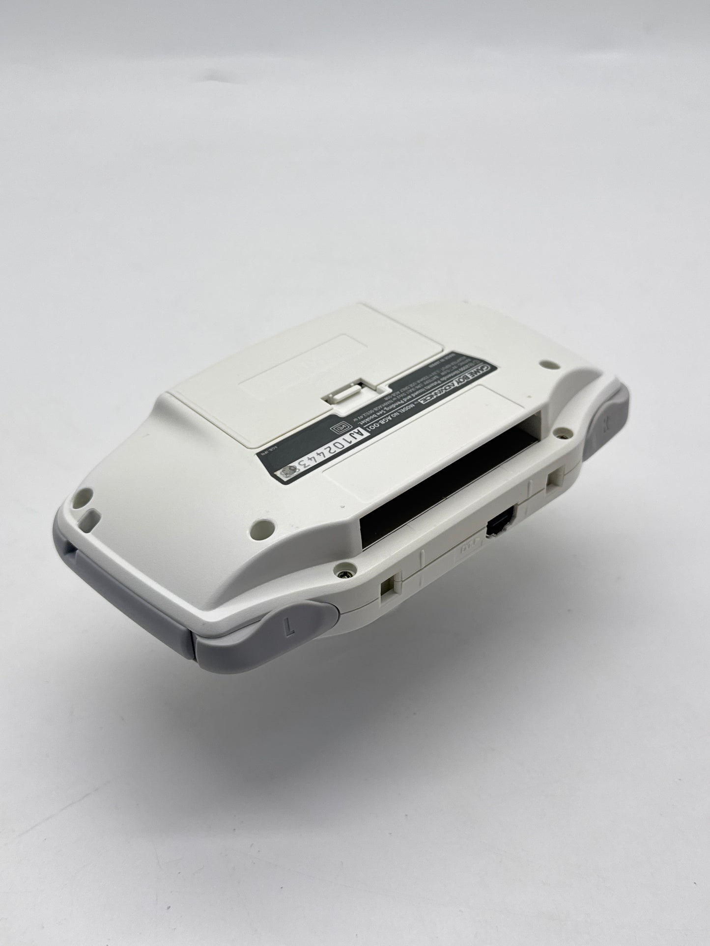 Nintendo Game Boy Advance AGB-001 White Console #7 Lens Coming Off AS IS