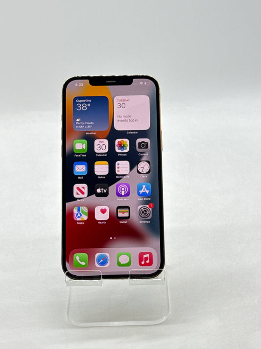 AT&T Apple iPhone 12 Pro Max A2342 128GB Gold 88% Battery Health