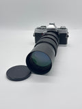 Minolta XG-1 Film Camera w/ 80-200mm Telephoto Lens MC Zoom UNTESTED AS IS READ image 2