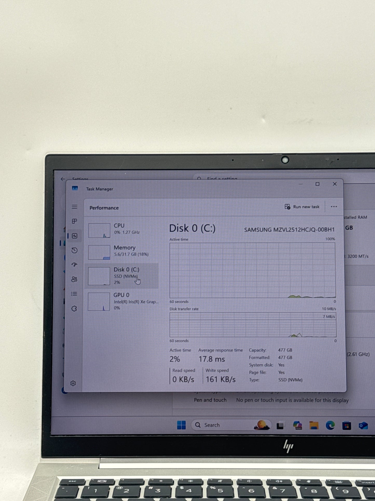 HP EliteBook 840 G8 14.0" FHD Core i5-1145G7 2.6GHz 32GB RAM 512GB SSD - Read!