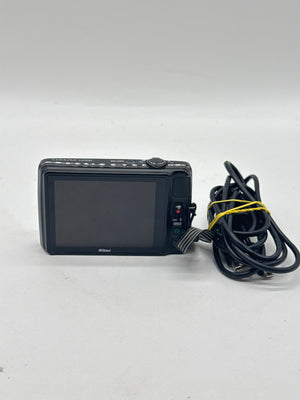 Nikon COOLPIX S4300 Touchscreen Compact Digital Camera Black UNTESTED