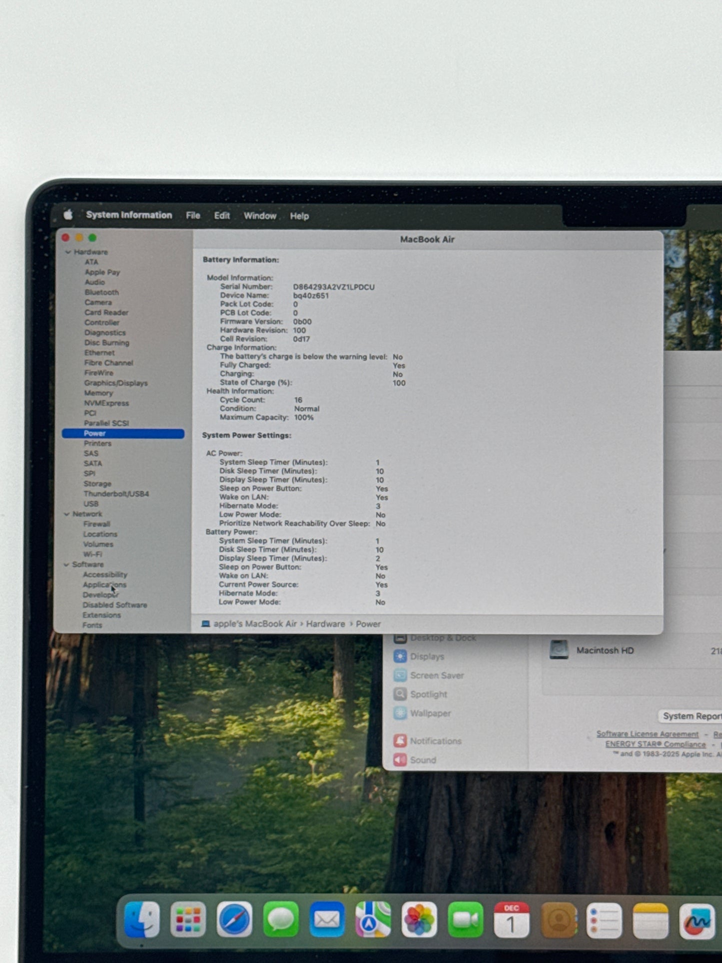 2024 Apple MacBook Air 15.3" A3114 M3 8C-CPU 10C-GPU 8GB RAM 256 SSD Midnight