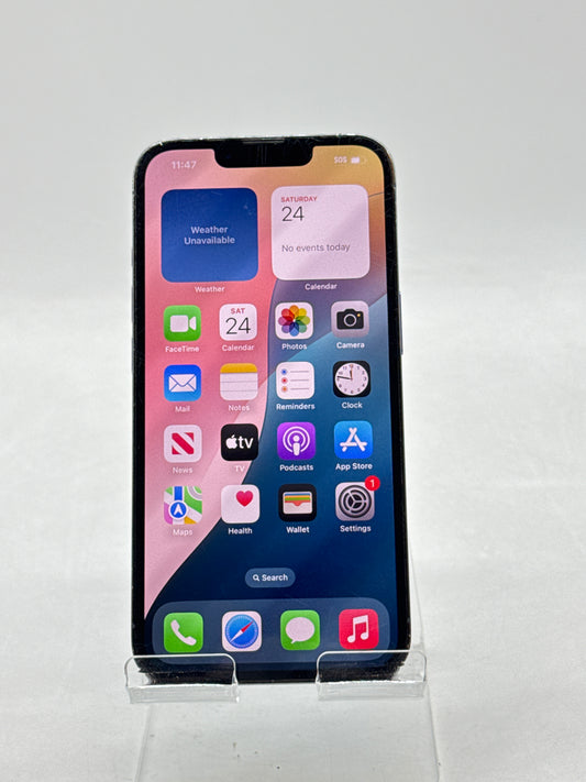 Unlocked Apple iPhone 13 Pro A2483 128GB Sierra Blue - Service Battery 77%