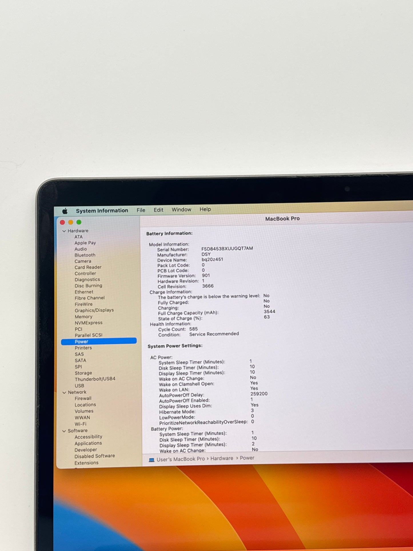 Apple MacBook Pro 13" 2017 A1708 Core i5 2.3GHz 8GB Ram 256GB SSD !Read