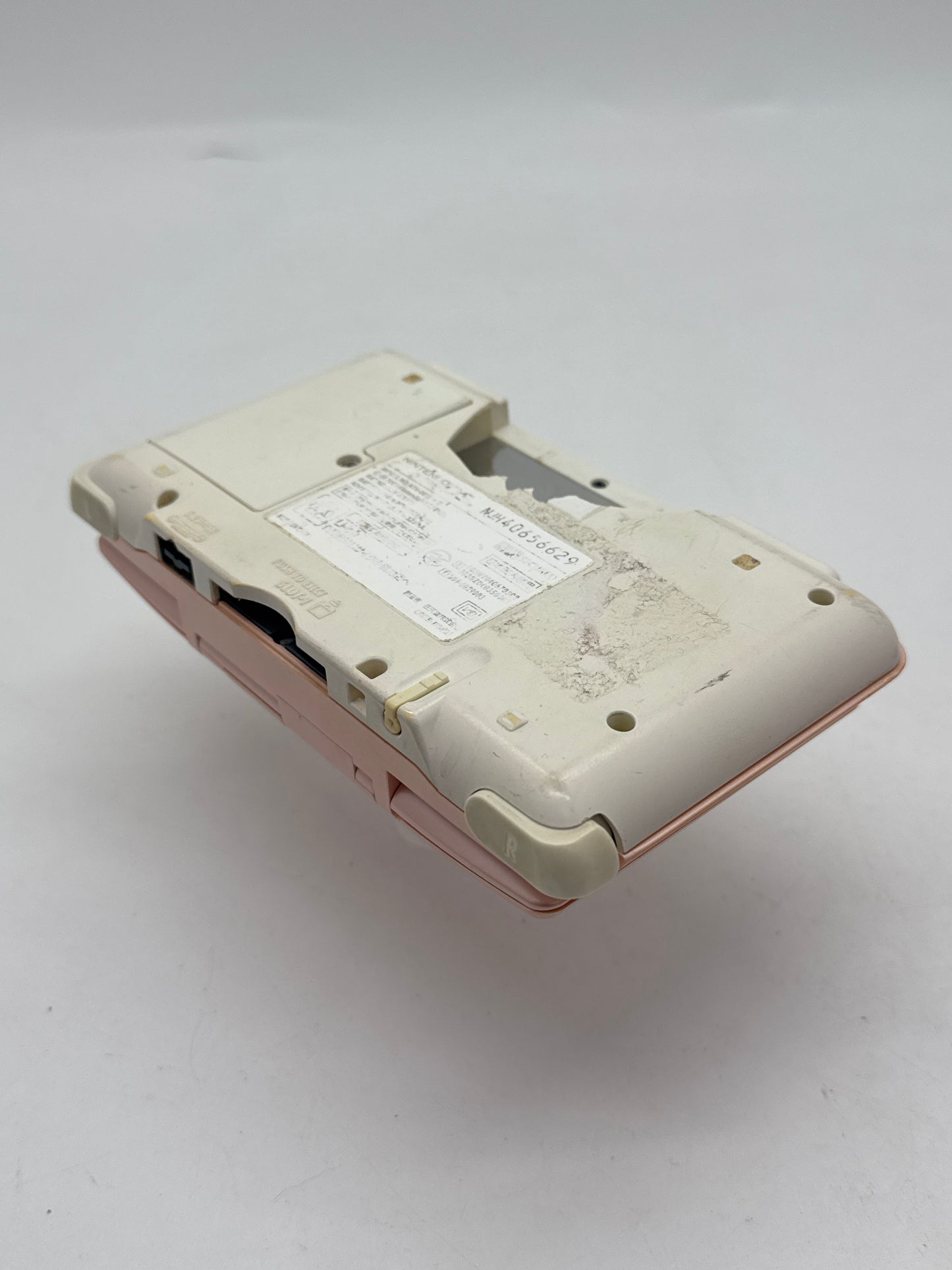 Nintendo DS Original NTR-001 Pink Console Only #167 Cracked Case UNTESTED AS IS