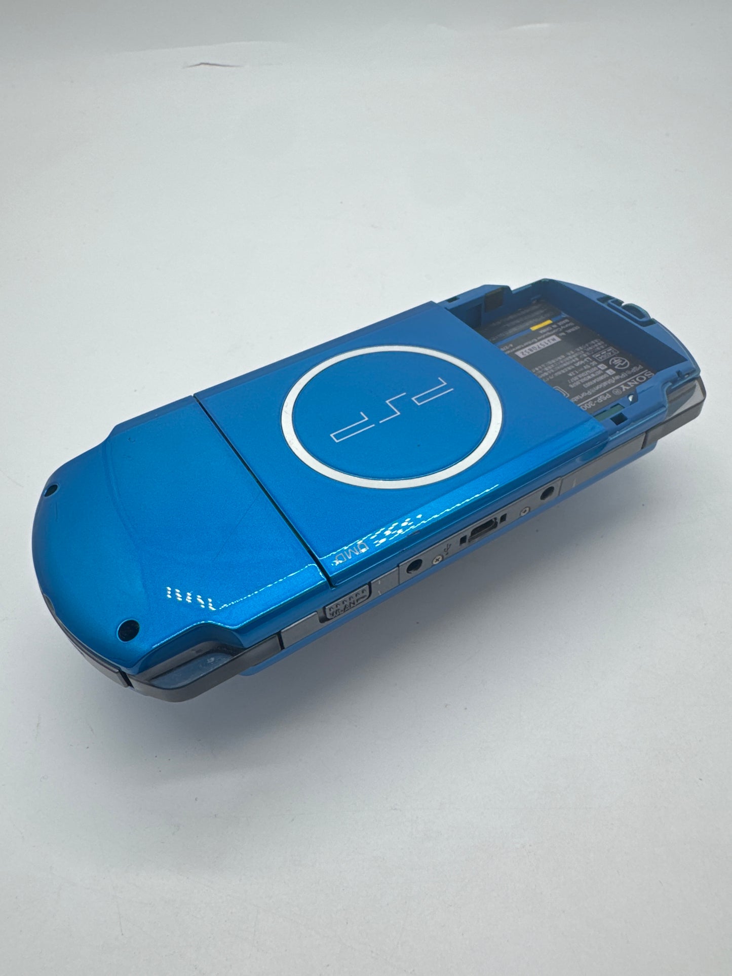 Sony PSP-3000 Metallic Blue Console Only #97 No Battery No Battery Lid AS IS