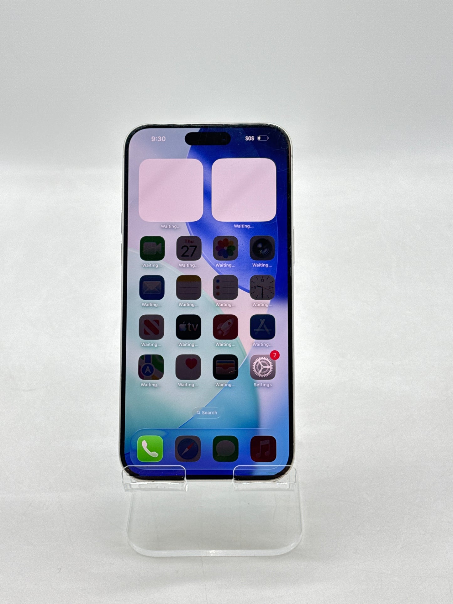 Unlocked Apple iPhone 15 Pro Max A2849 256GB White Titanium 81% Battery Health