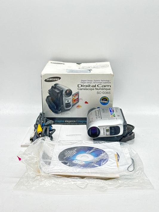 Samsung SC-D365 Digital Camera - Used With Box