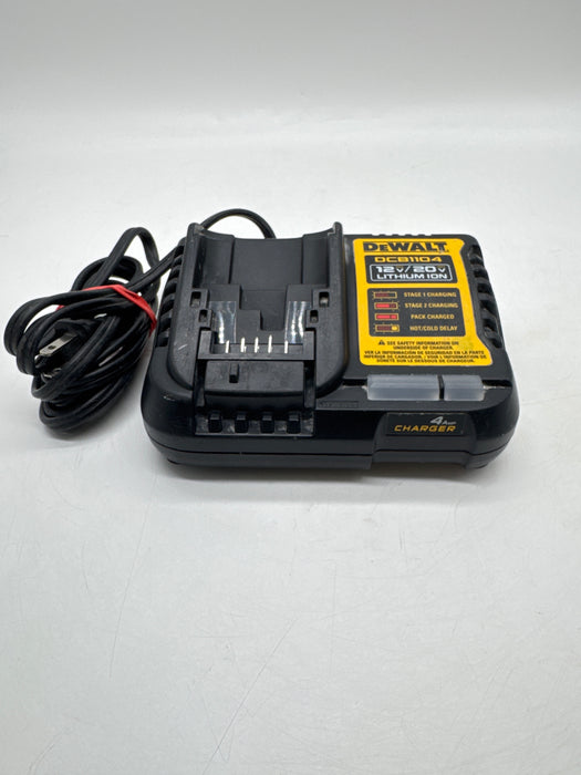 DEWALT 4 Amp Battery Charger 12V & 20V Volt MAX Li-Ion DCB1104